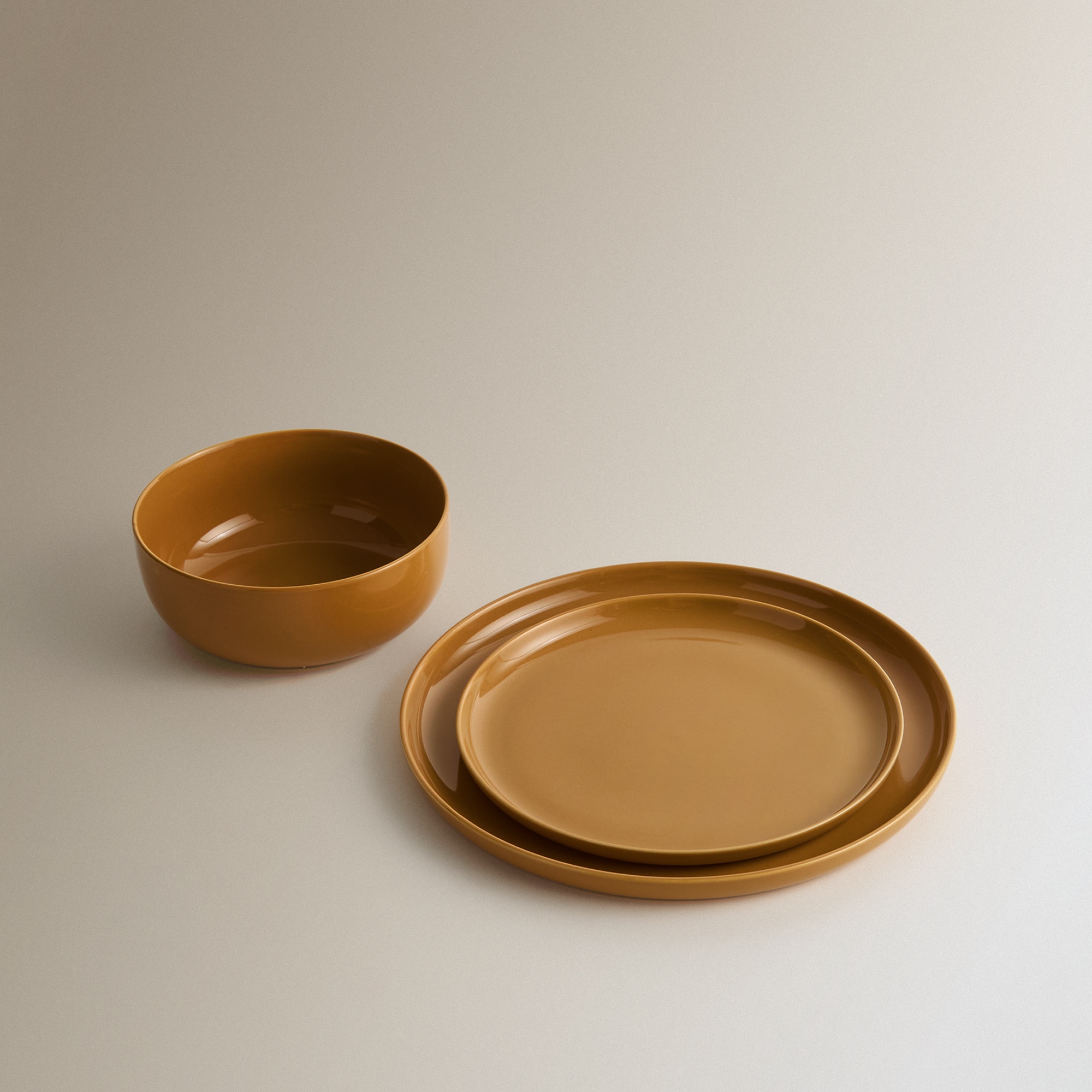 Prato Raso Colours Amarelo-5