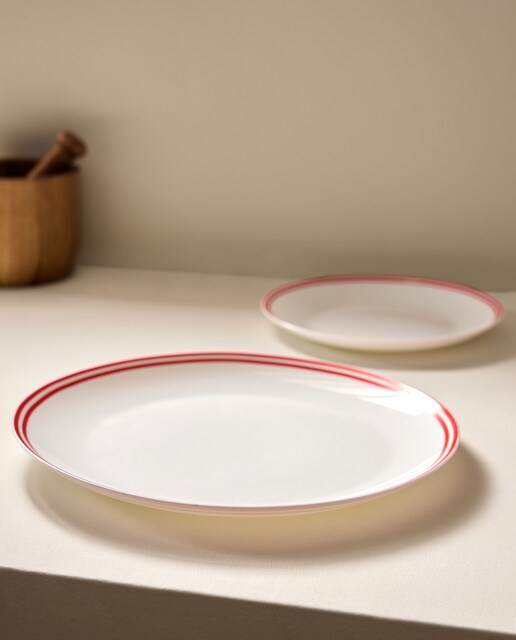 Imagen 0 de Plato llano de vidrio Orleans