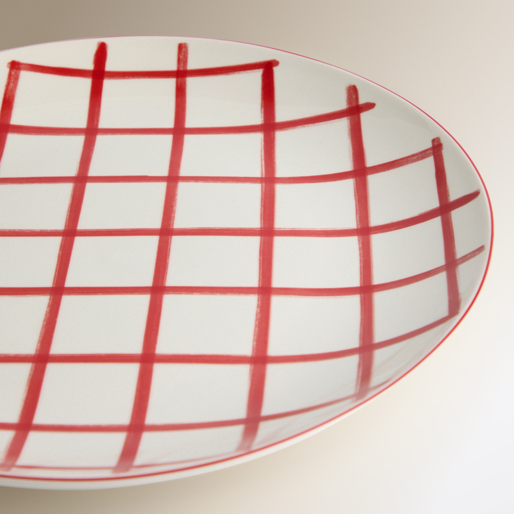 Plato llano Higland Rojo-4