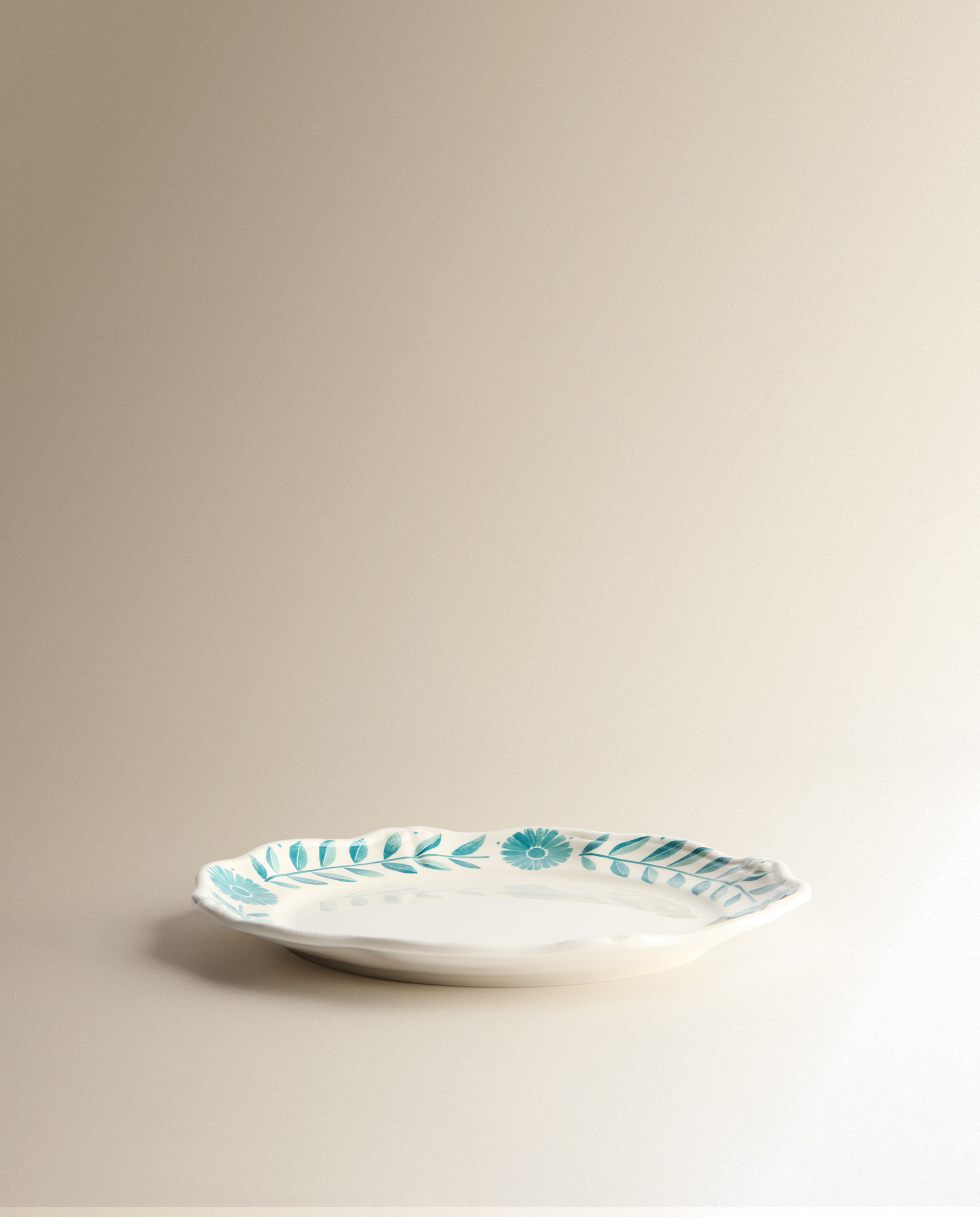 Prato raso de melamina para exterior Fiore Firenze Azul-3