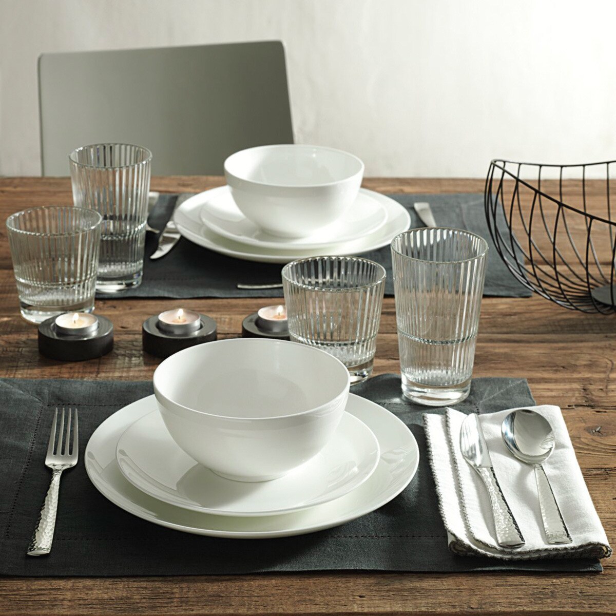 Loiça por peças redondas Bone China Essential El Corte Inglés 4