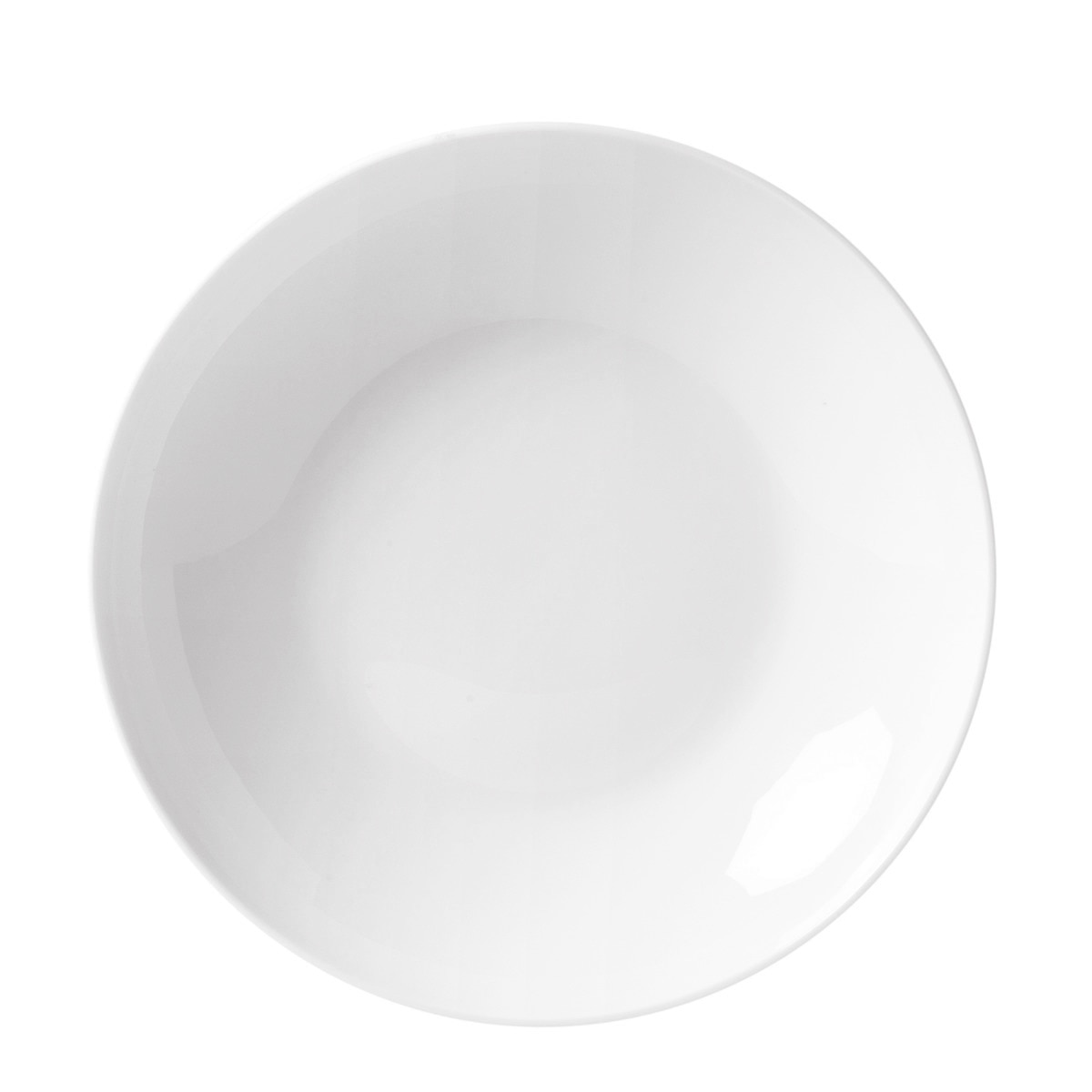 Prato fundo redondo Bone China Essential El Corte Inglés Branco-1