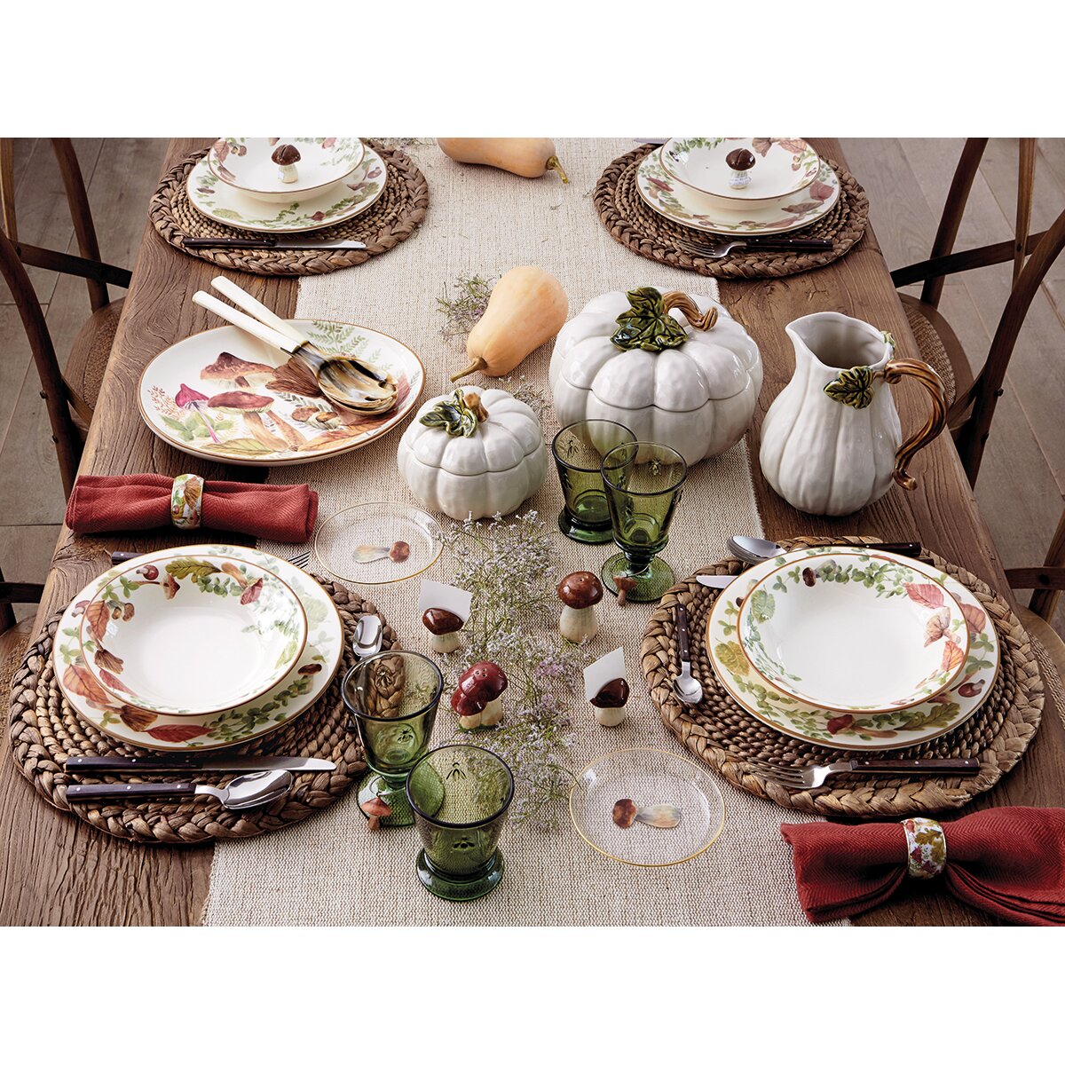 Prato fundo Cogumelos El Corte Inglés Castanho-3