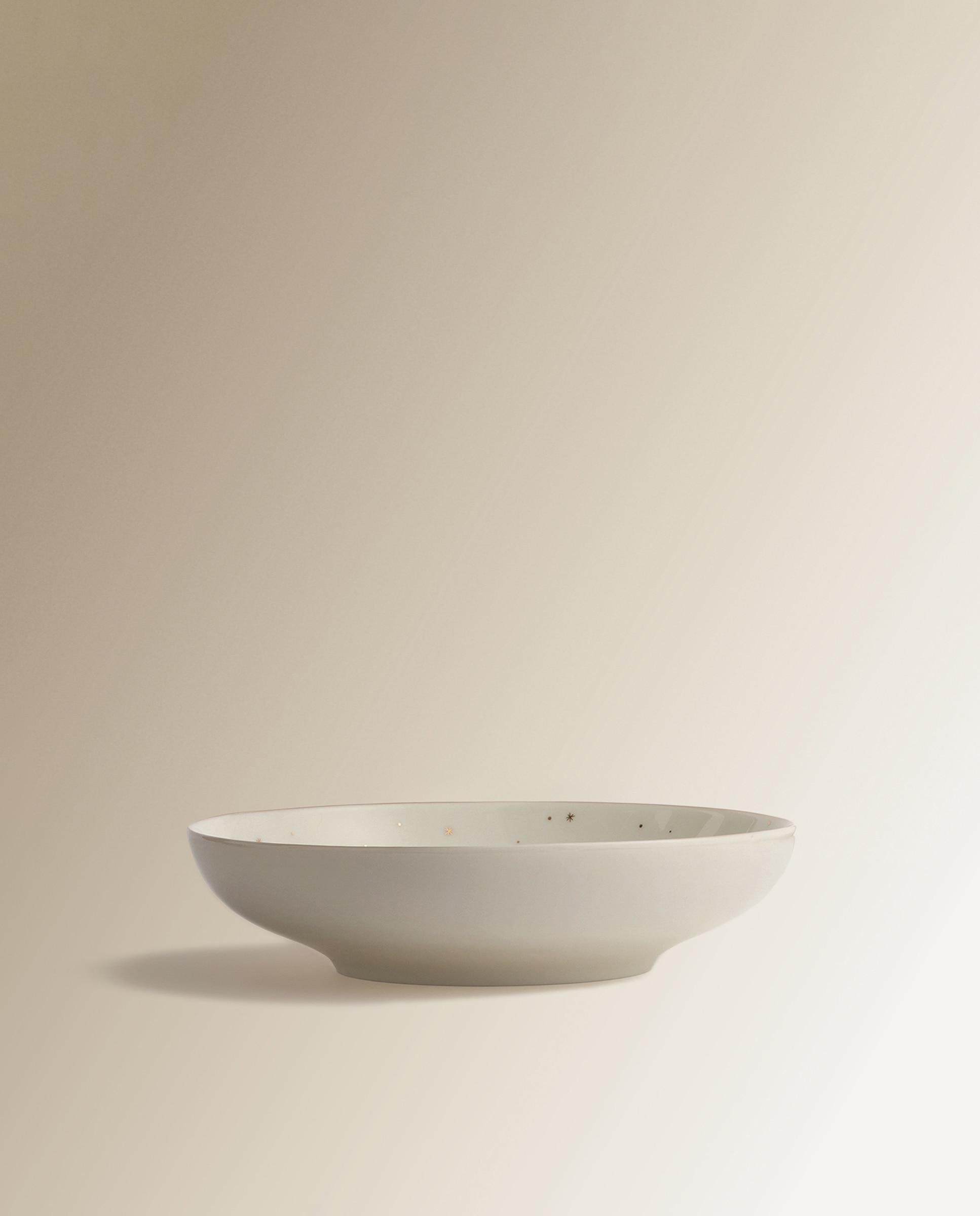 Prato Fundo Estrelas Natal Branco-2