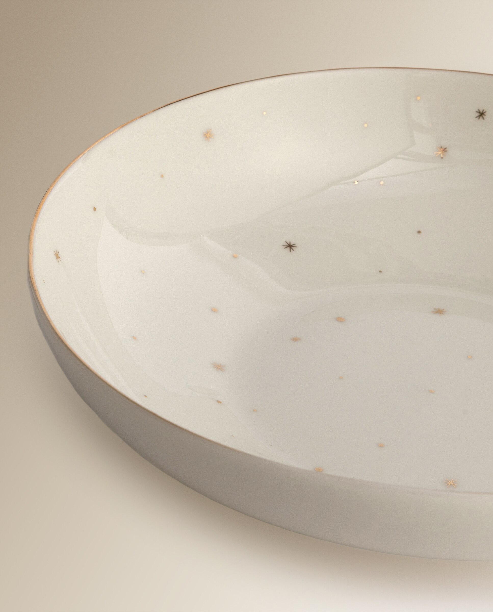 Prato Fundo Estrelas Natal Branco-3