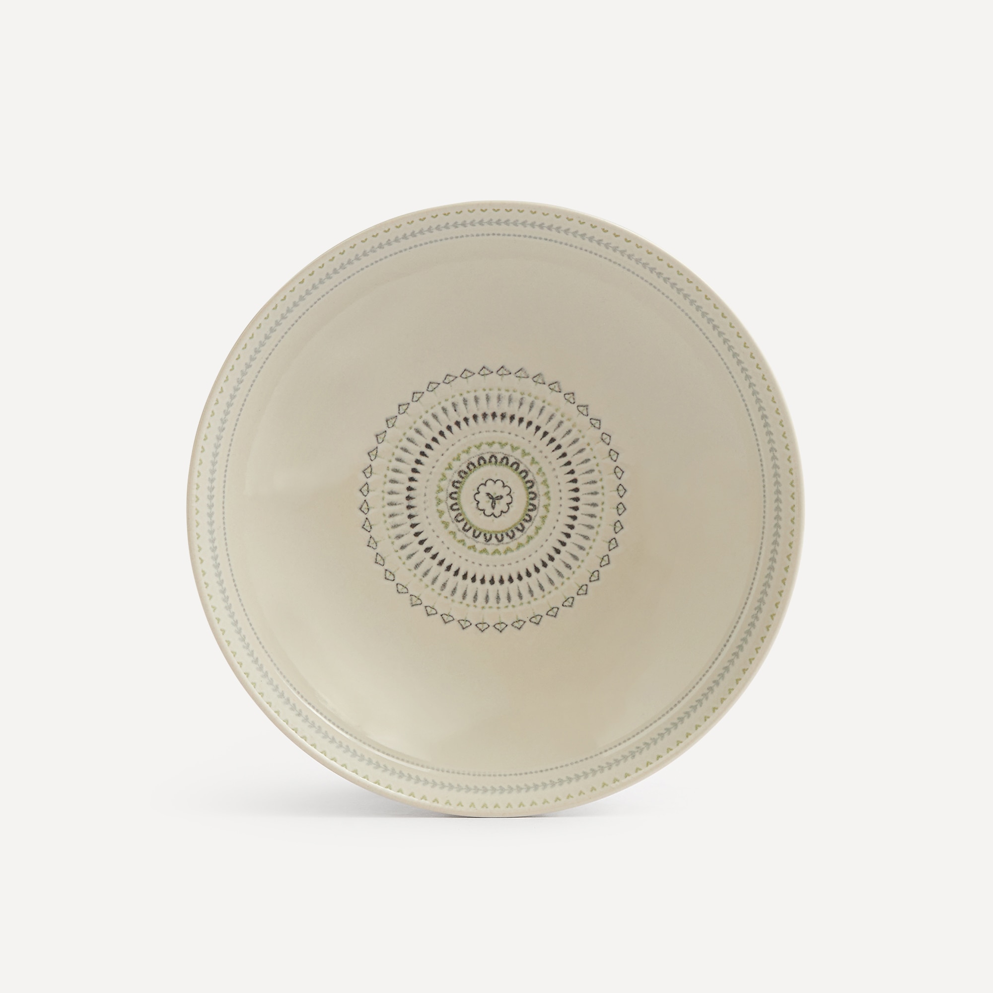 Plato hondo Meda Basics El Corte Inglés Crema-1