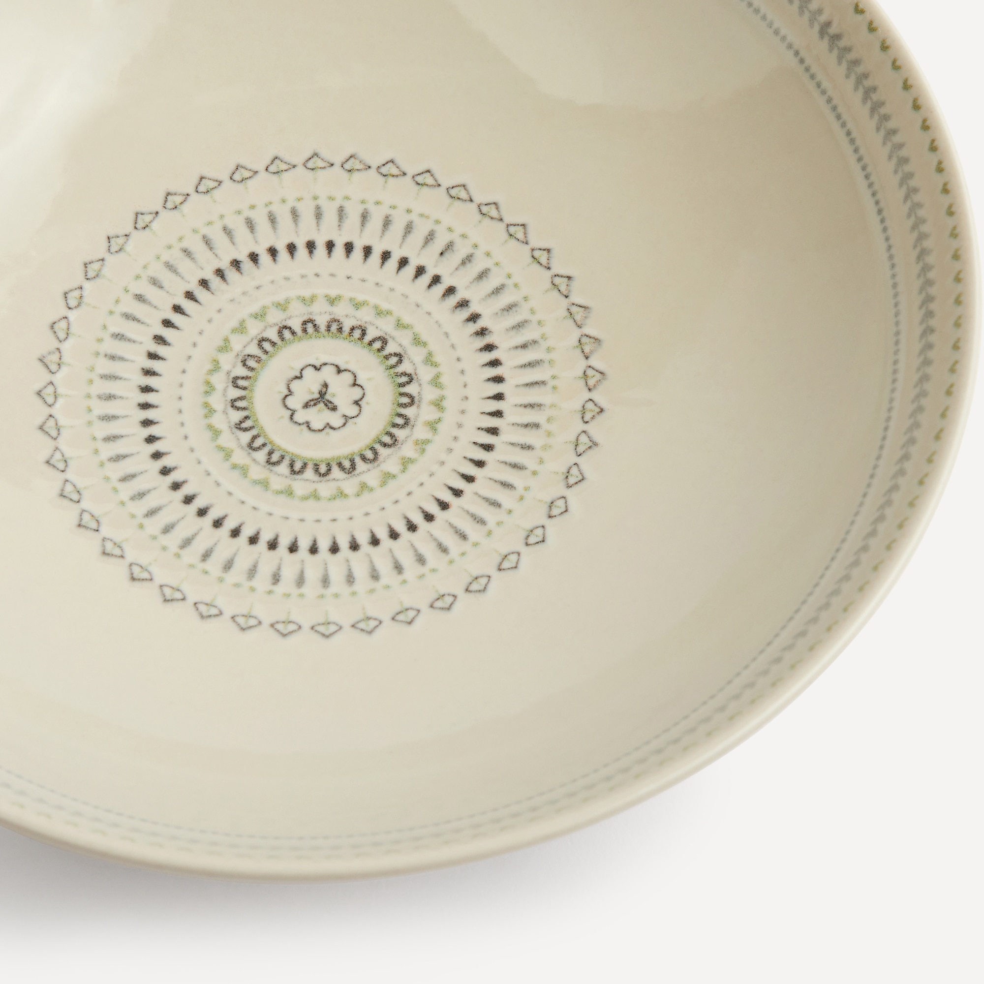 Plato hondo Meda Basics El Corte Inglés Crema-3