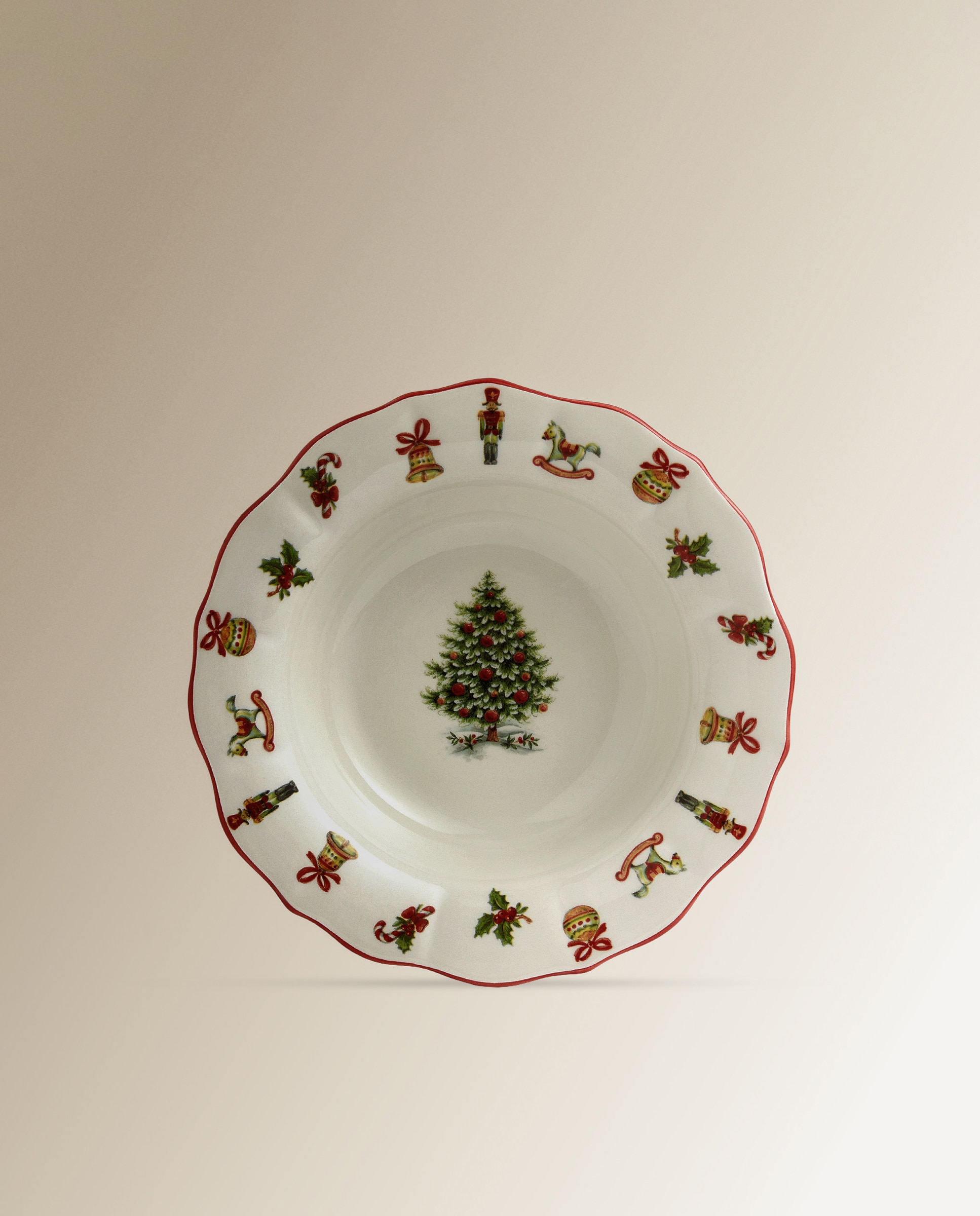 Prato Fundo Natal Multicolor-1