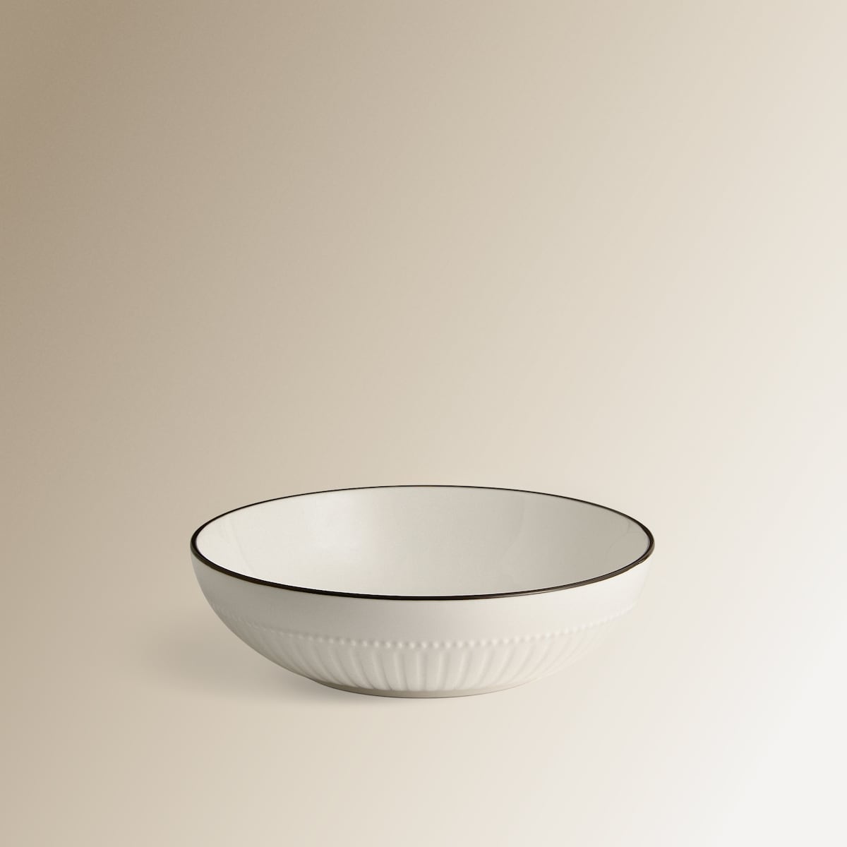 Plato hondo Nostalgia Basics El Corte Inglés Blanco-2