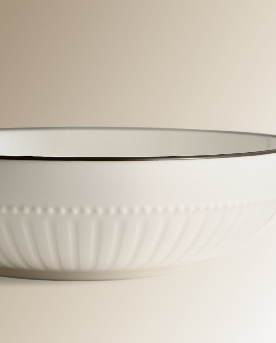 Plato hondo Nostalgia Basics El Corte Inglés Blanco-3