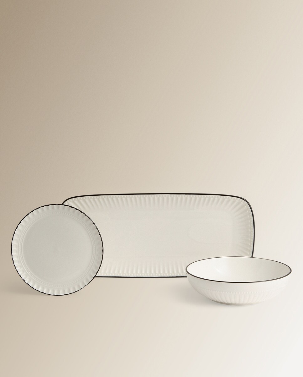 Plato hondo Nostalgia Basics El Corte Inglés Blanco-5