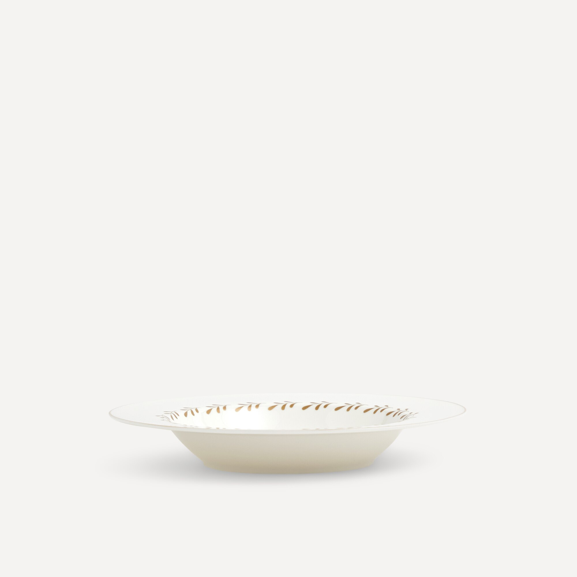 Plato hondo Leaf Navidad Basics El Corte Inglés Blanco-2