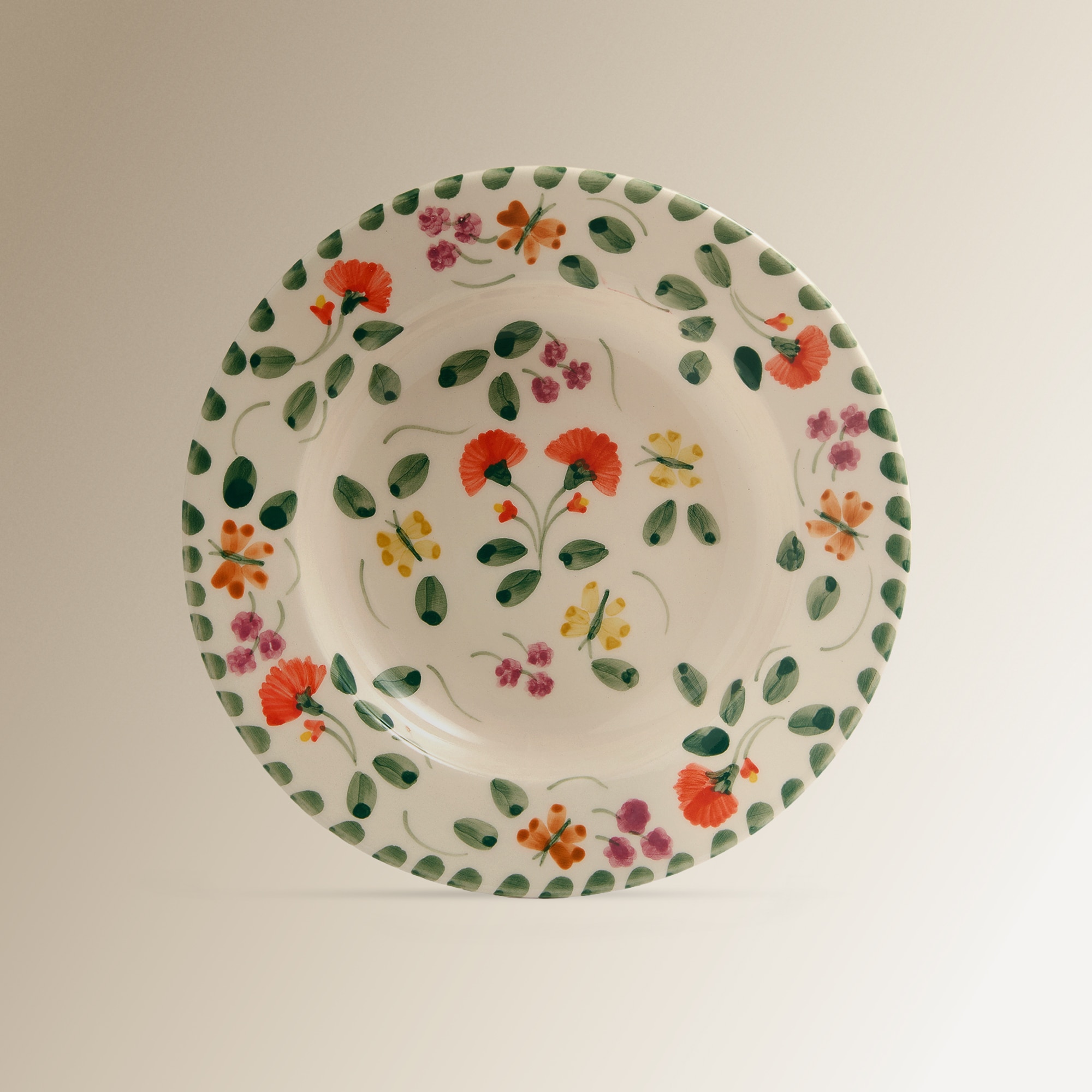 Imagem 0 de Prato Fundo Pintado à Mão Lilou