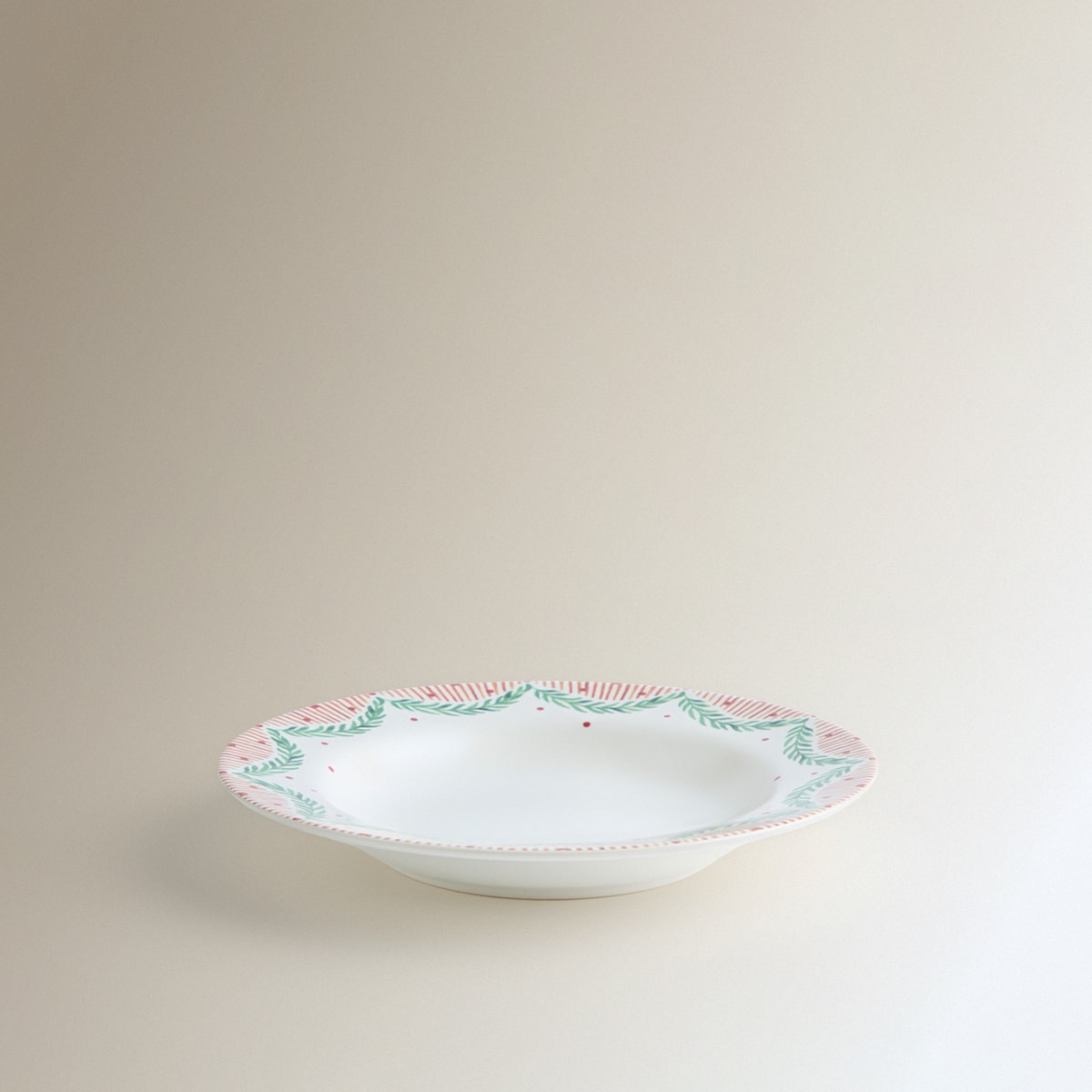 Plato hondo Christmas Trees Navidad Multicolor-3