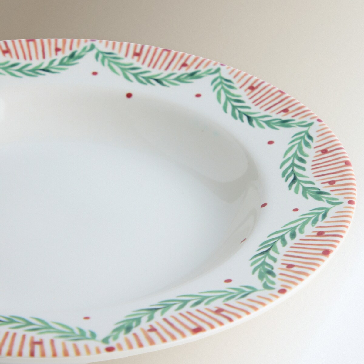 Plato hondo Christmas Trees Navidad Multicolor-4