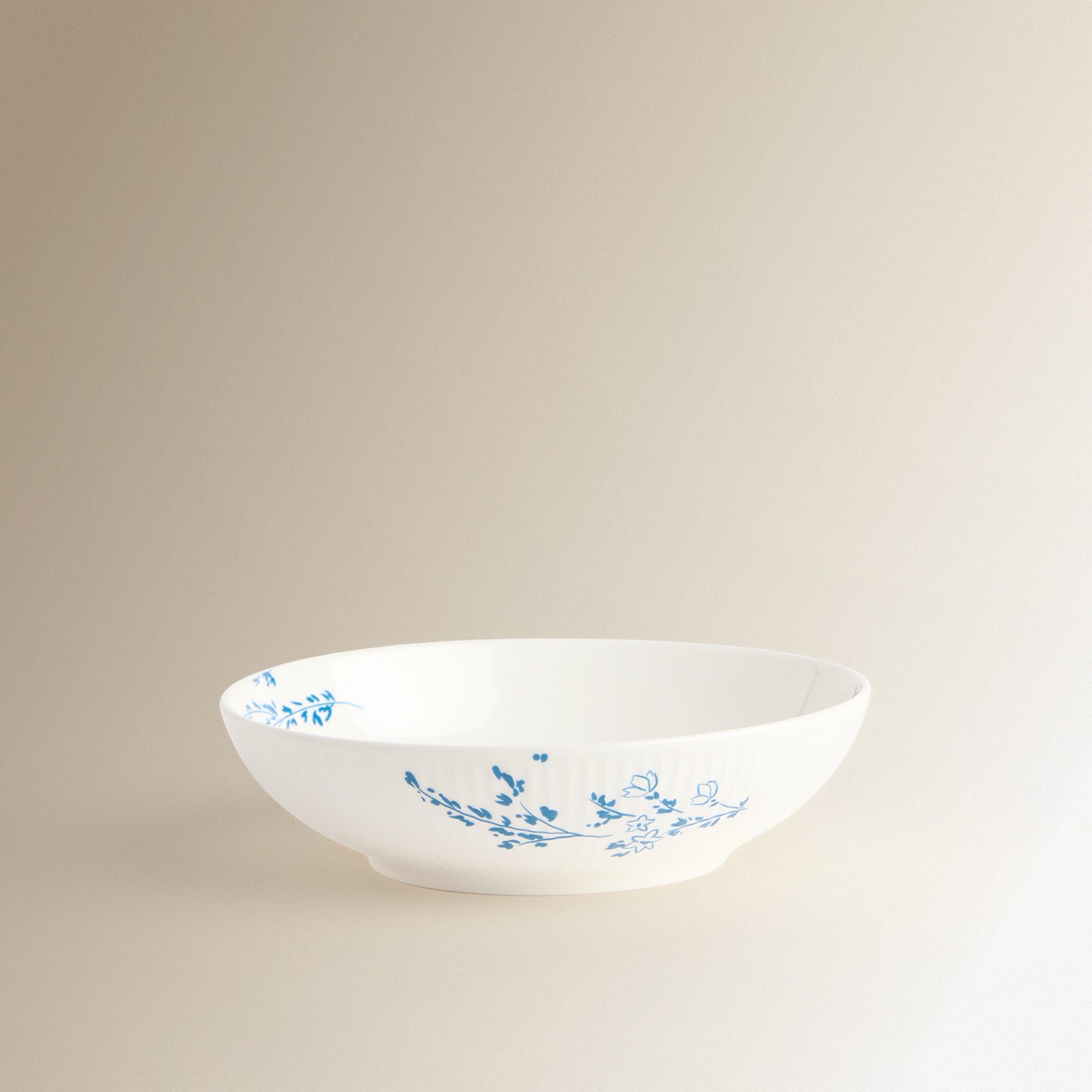 Plato hondo liso Hampton Blanco-3