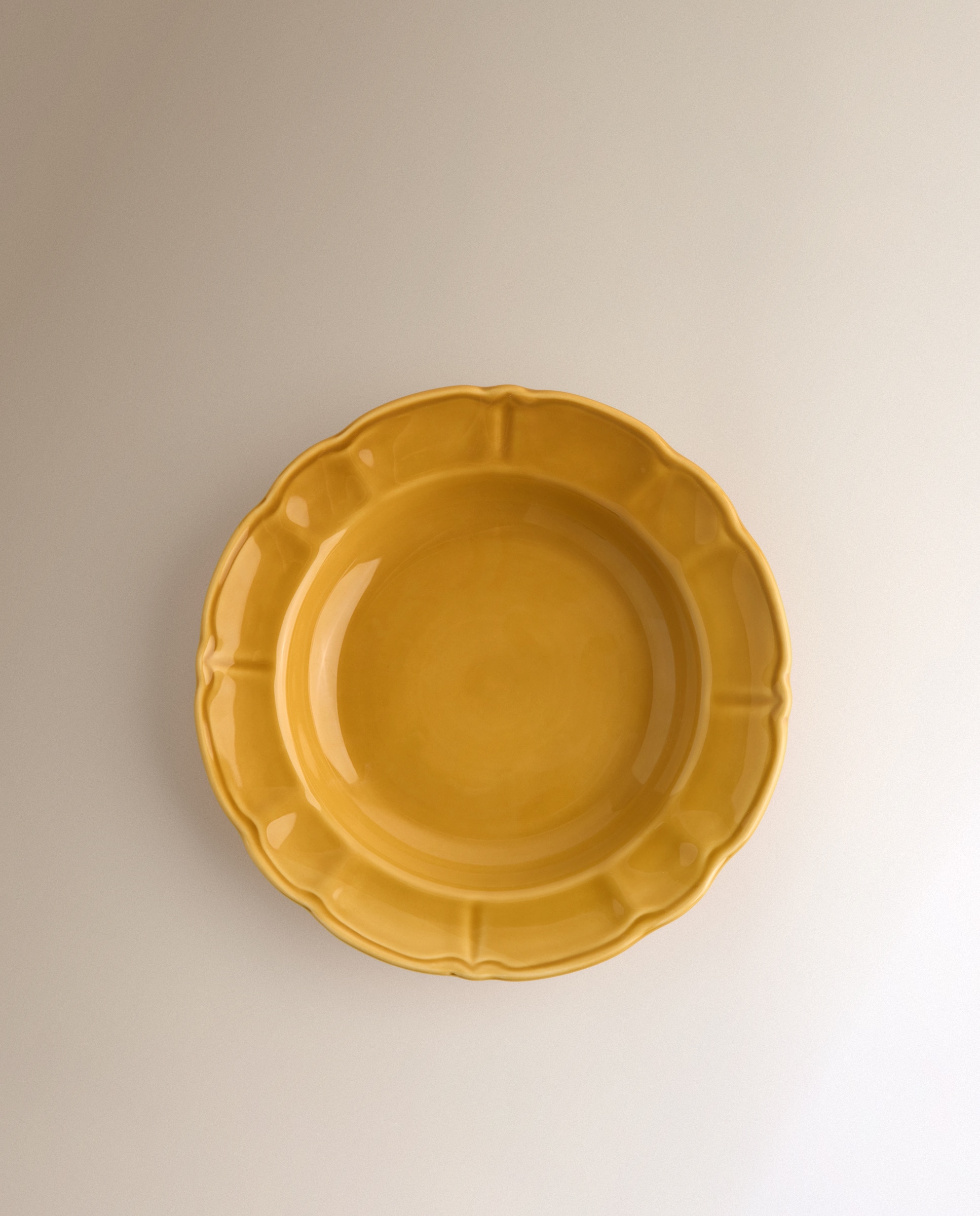 Plato hondo Olivia - Amarillo Amarillo-2