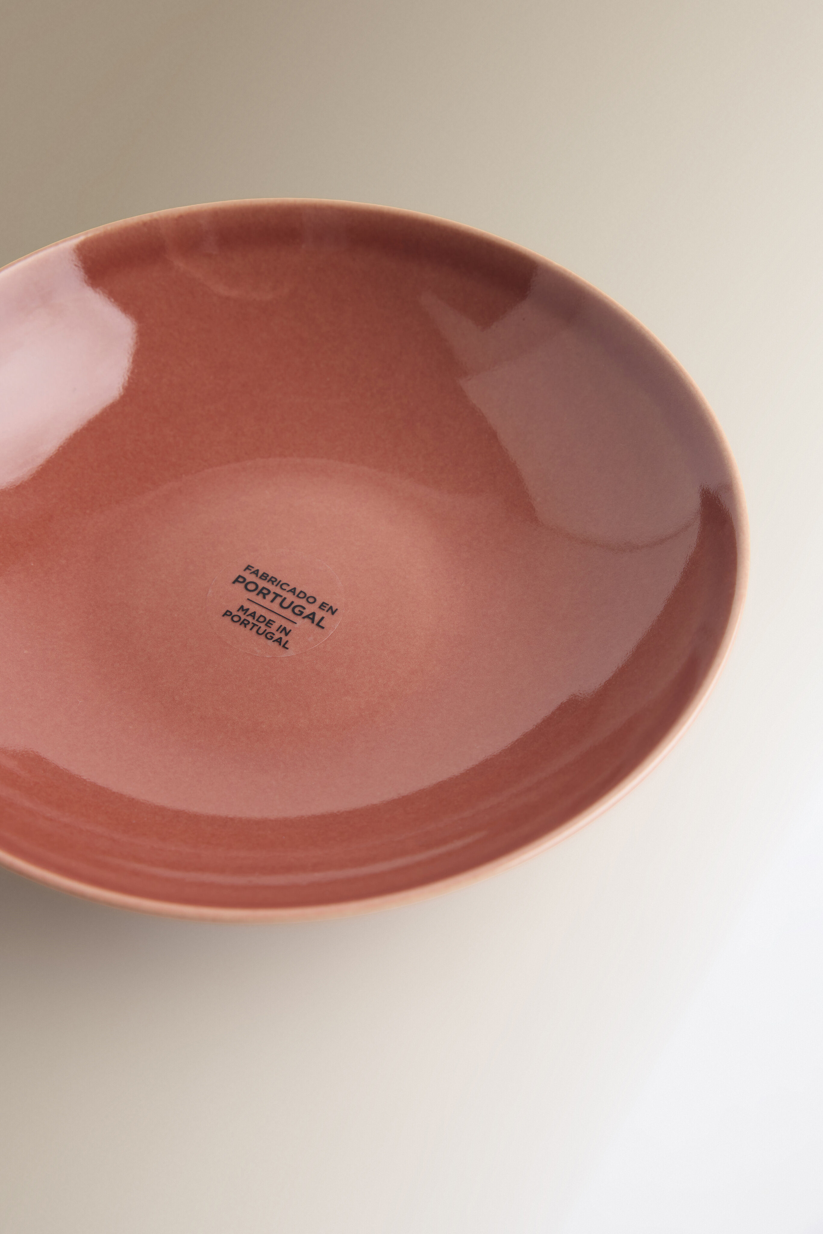 Plato hondo de cerámica Bjorg - Terracota Terracota-2