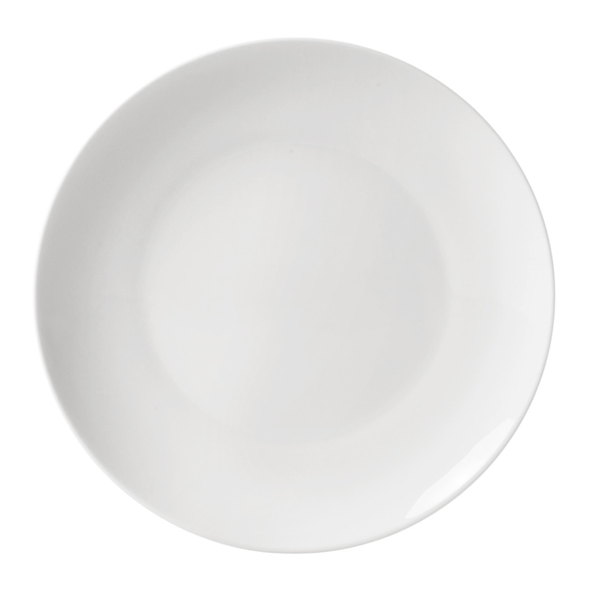 Prato de sobremesa redondo Bone China Essential El Corte Inglés Branco-1