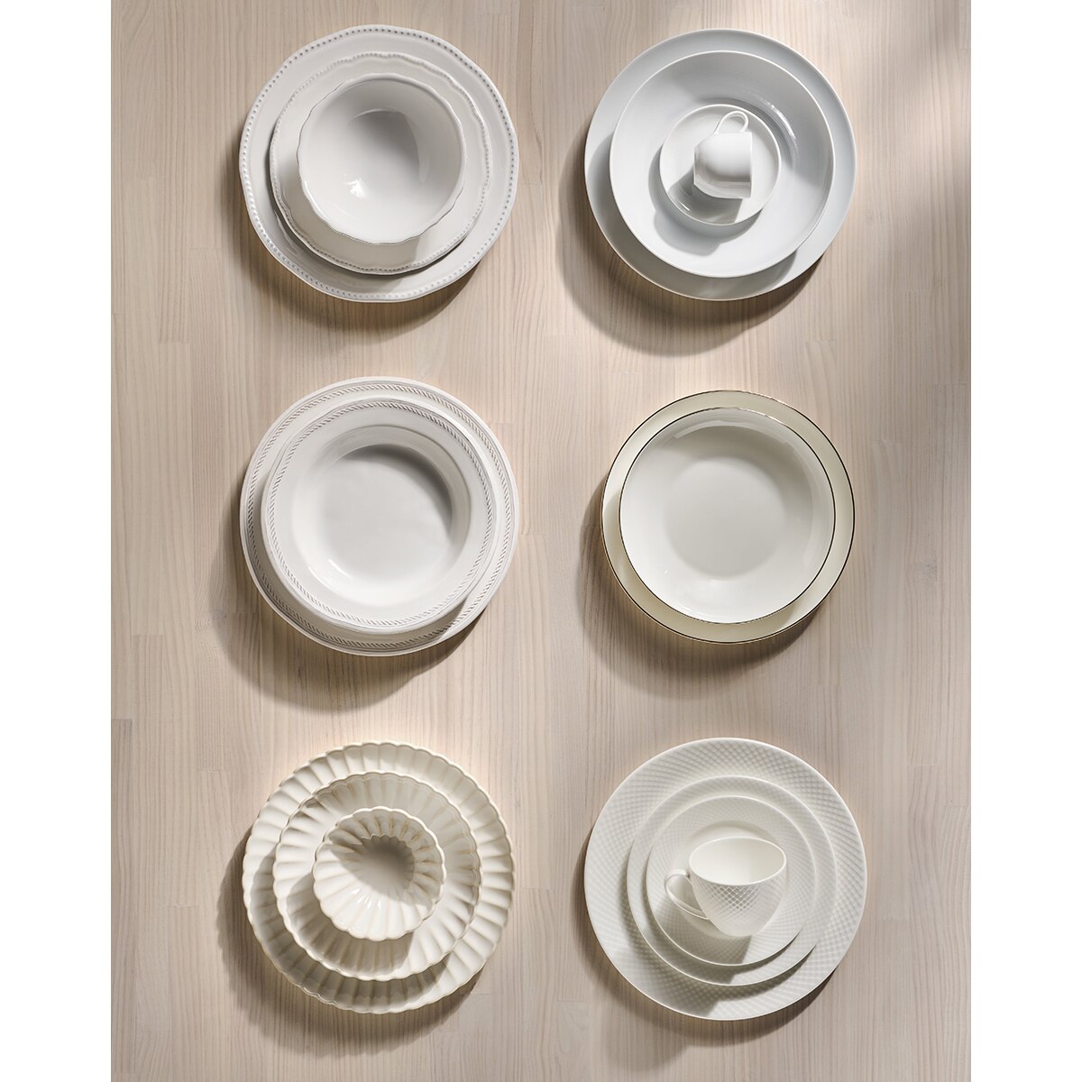 Prato de sobremesa Eto El Corte Inglés Branco-2