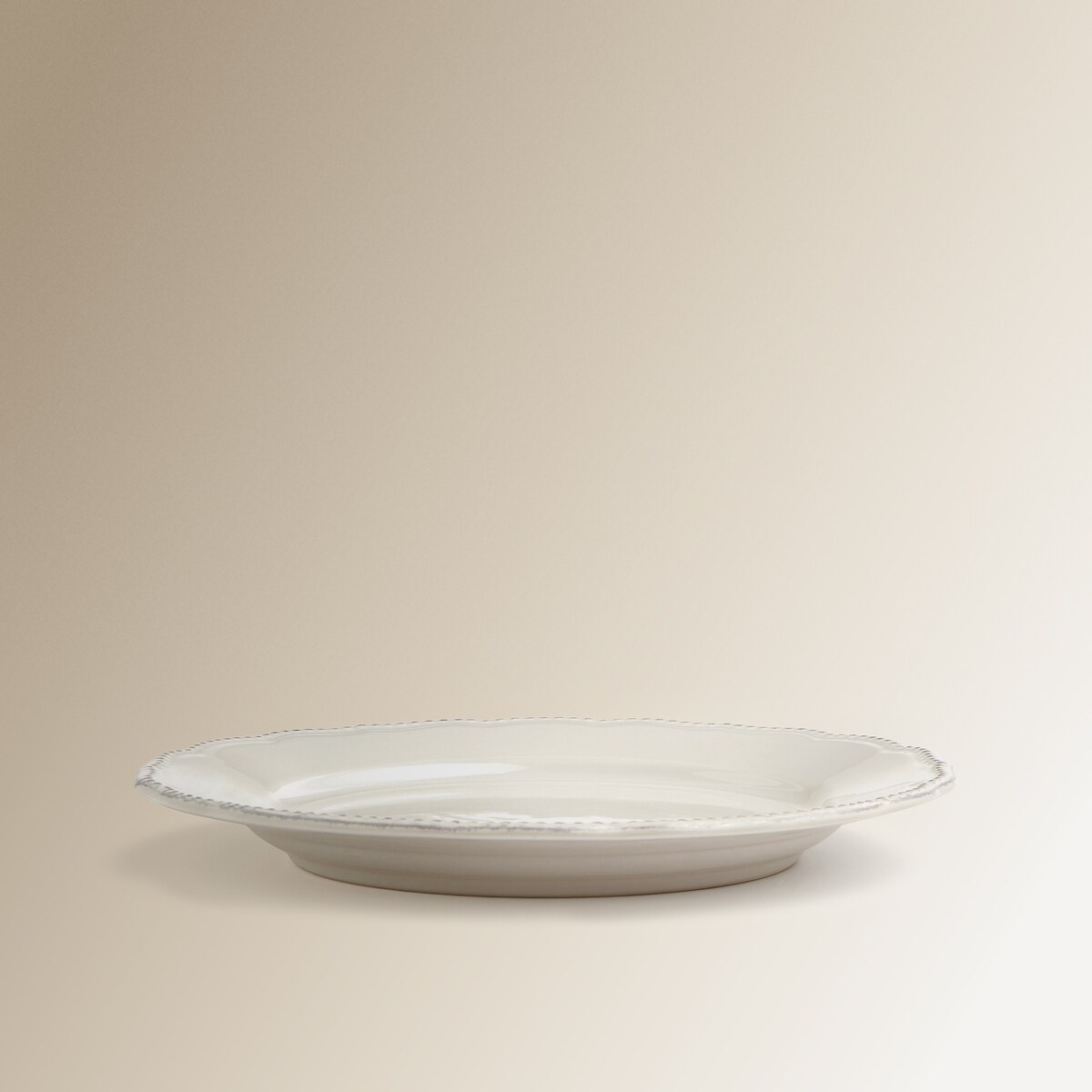 Prato de Sobremesa Sofía - Branco Branco-2