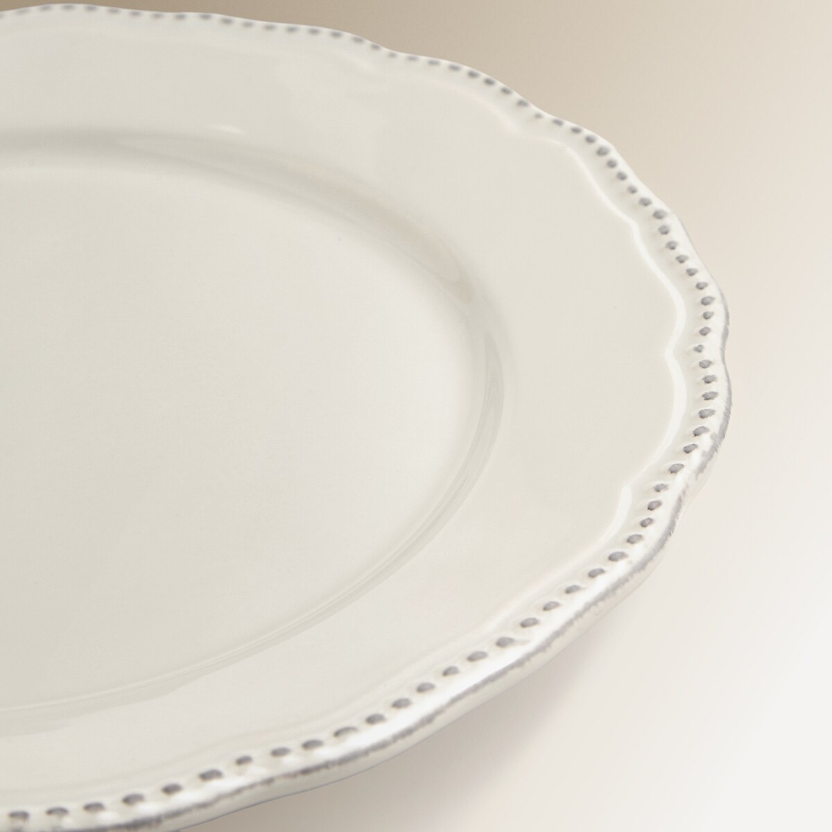 Prato de Sobremesa Sofía - Branco Branco-3