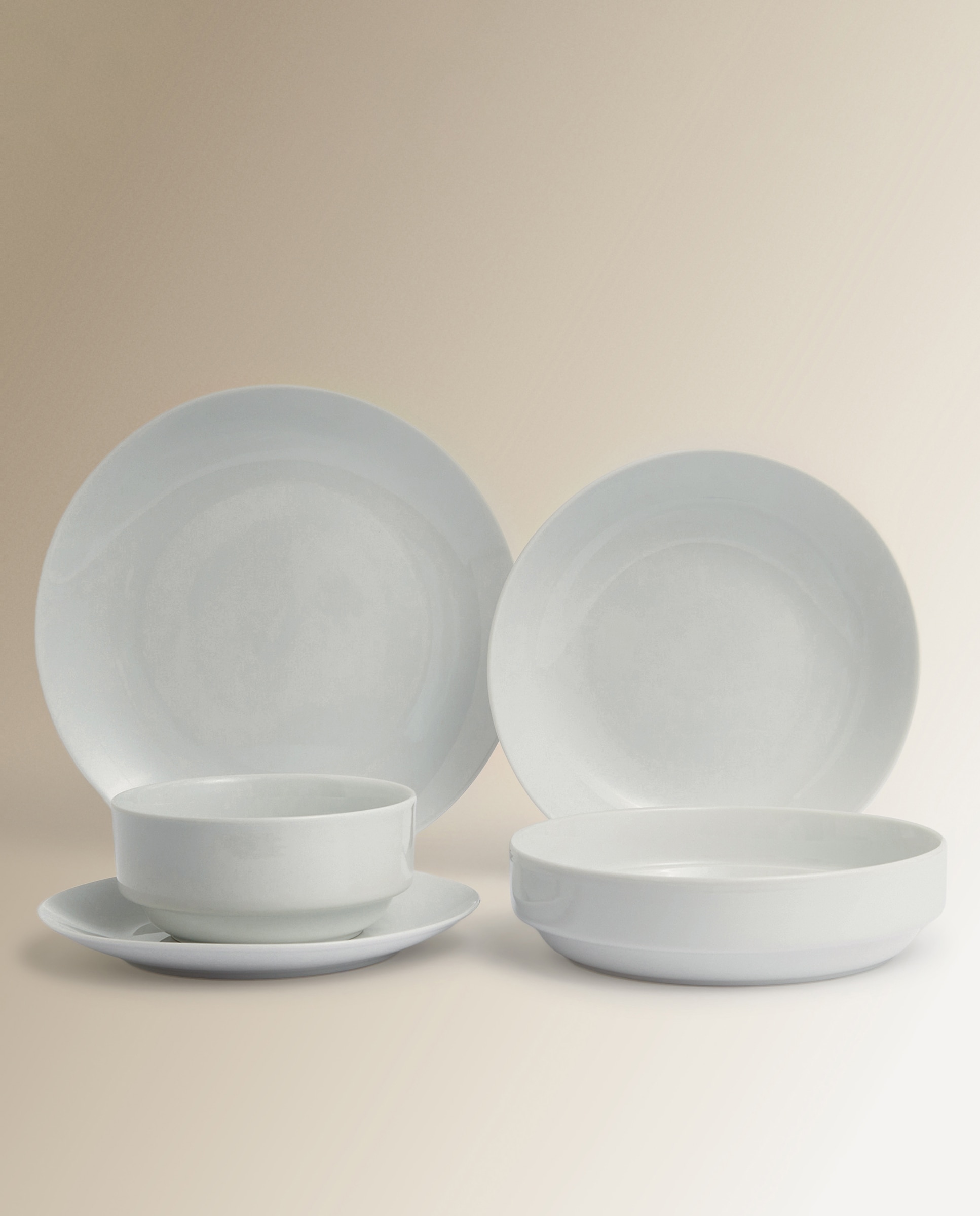 Plato de postre Every Day Basics El Corte Inglés Blanco-4