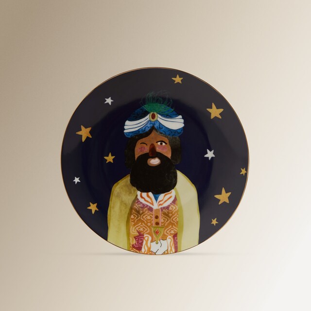 Imagen 0 de Plato de postre Rey Baltasar Navidad El Corte Inglés