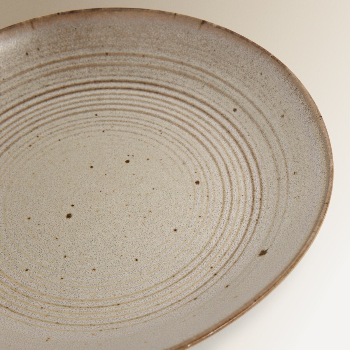 Prato de Sobremesa Kobe Bege-4