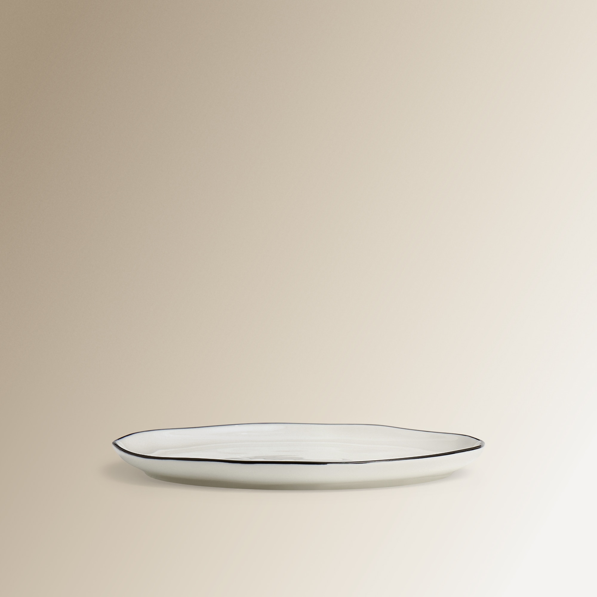 Prato de Sobremesa Nordik Branco-2