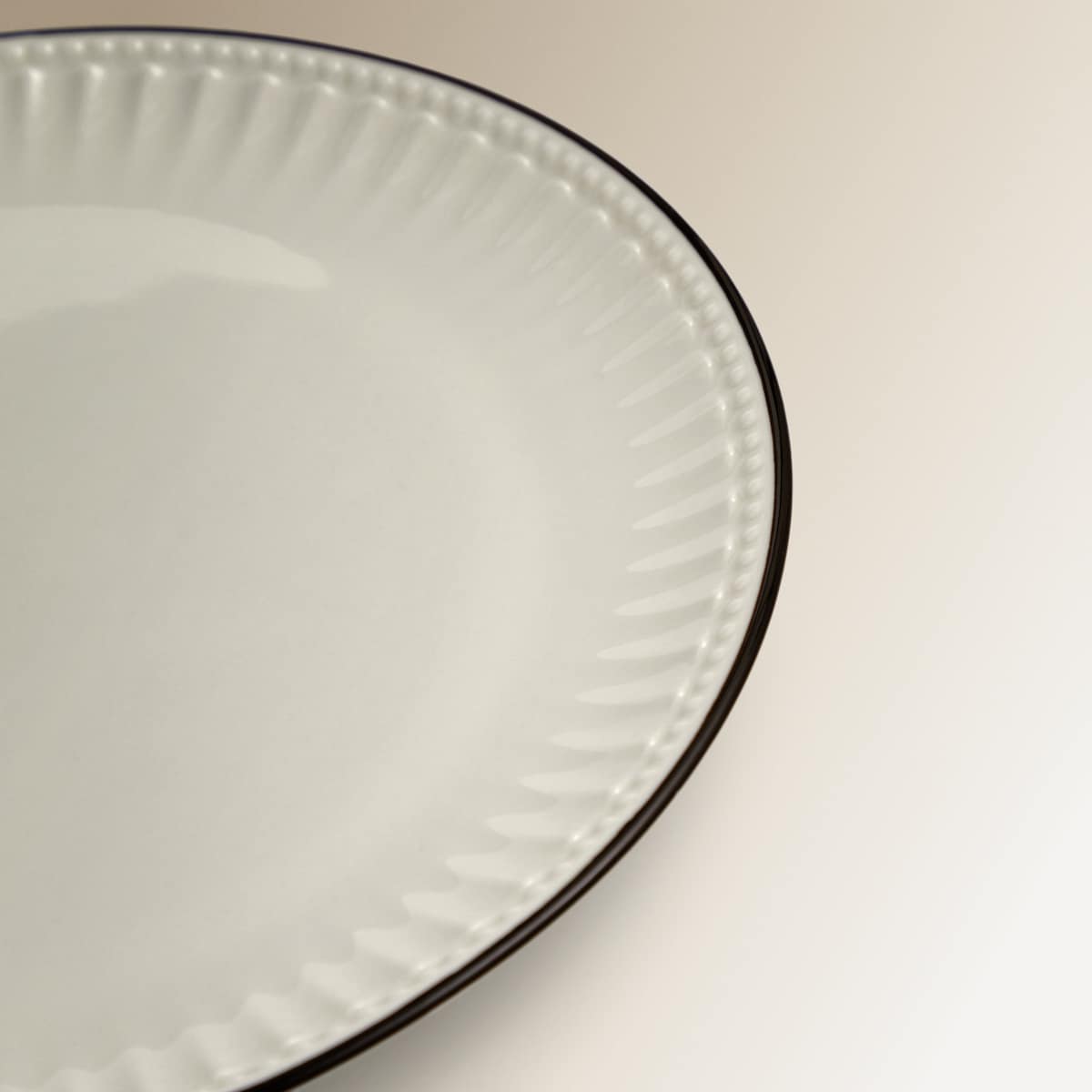 Plato de postre Nostalgia Basics El Corte Inglés Blanco-4