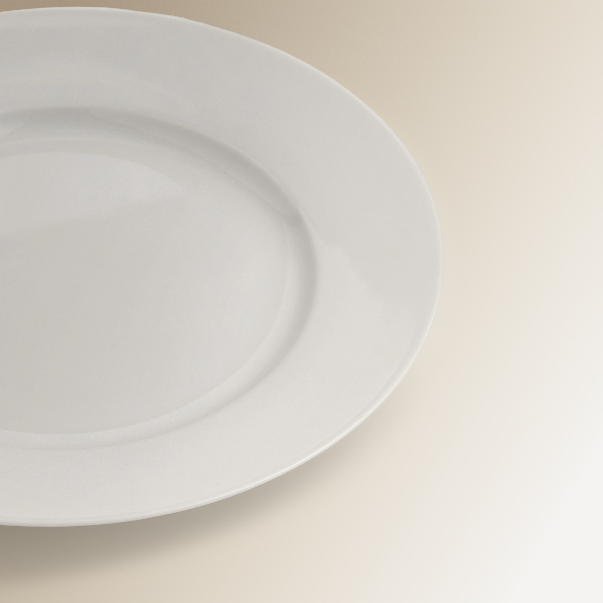 Plato de postre Everyday Ala Basics El Corte Inglés Blanco-3