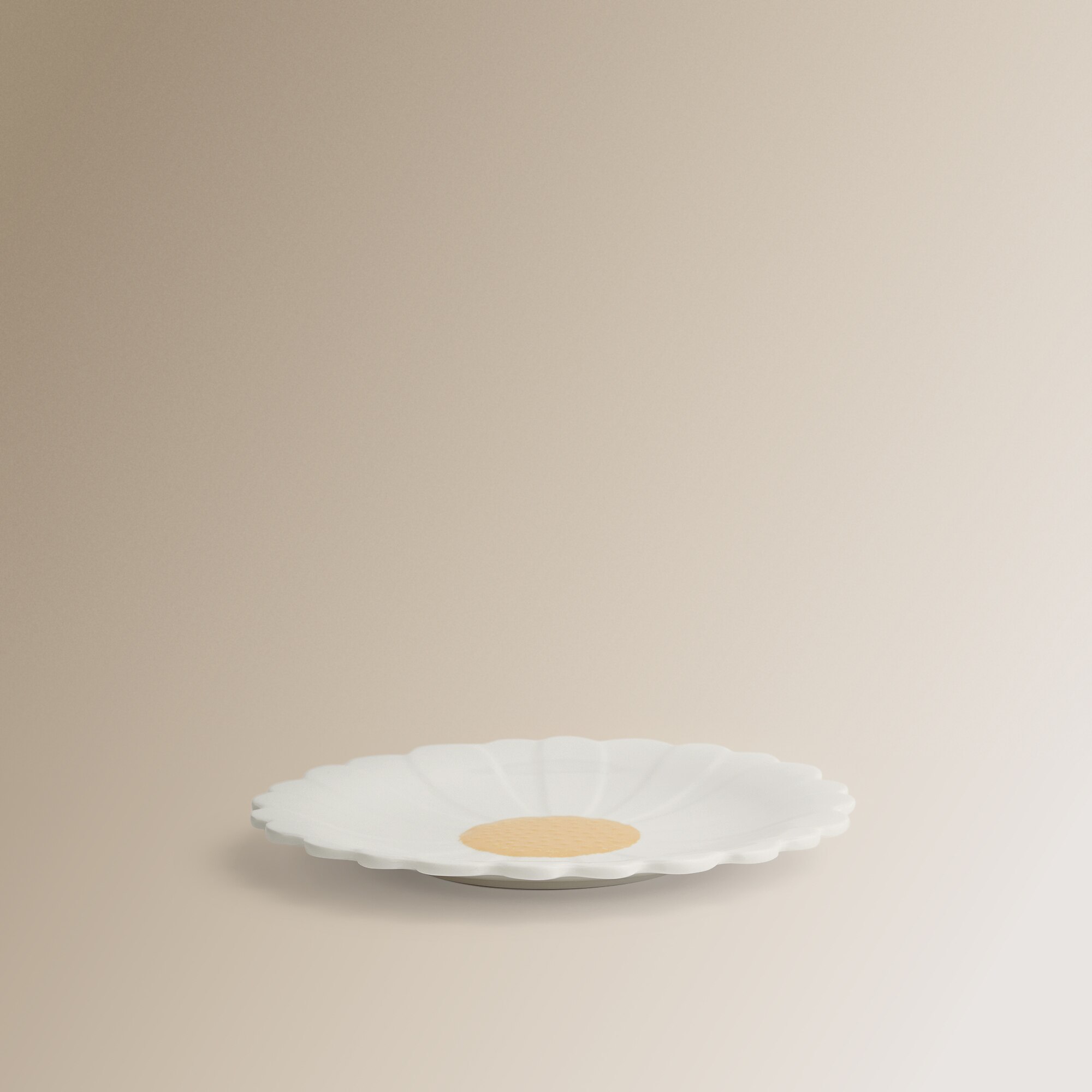 Plato de postre de melamina Margarita Flower Market Basics El Corte Inglés Blanco-3