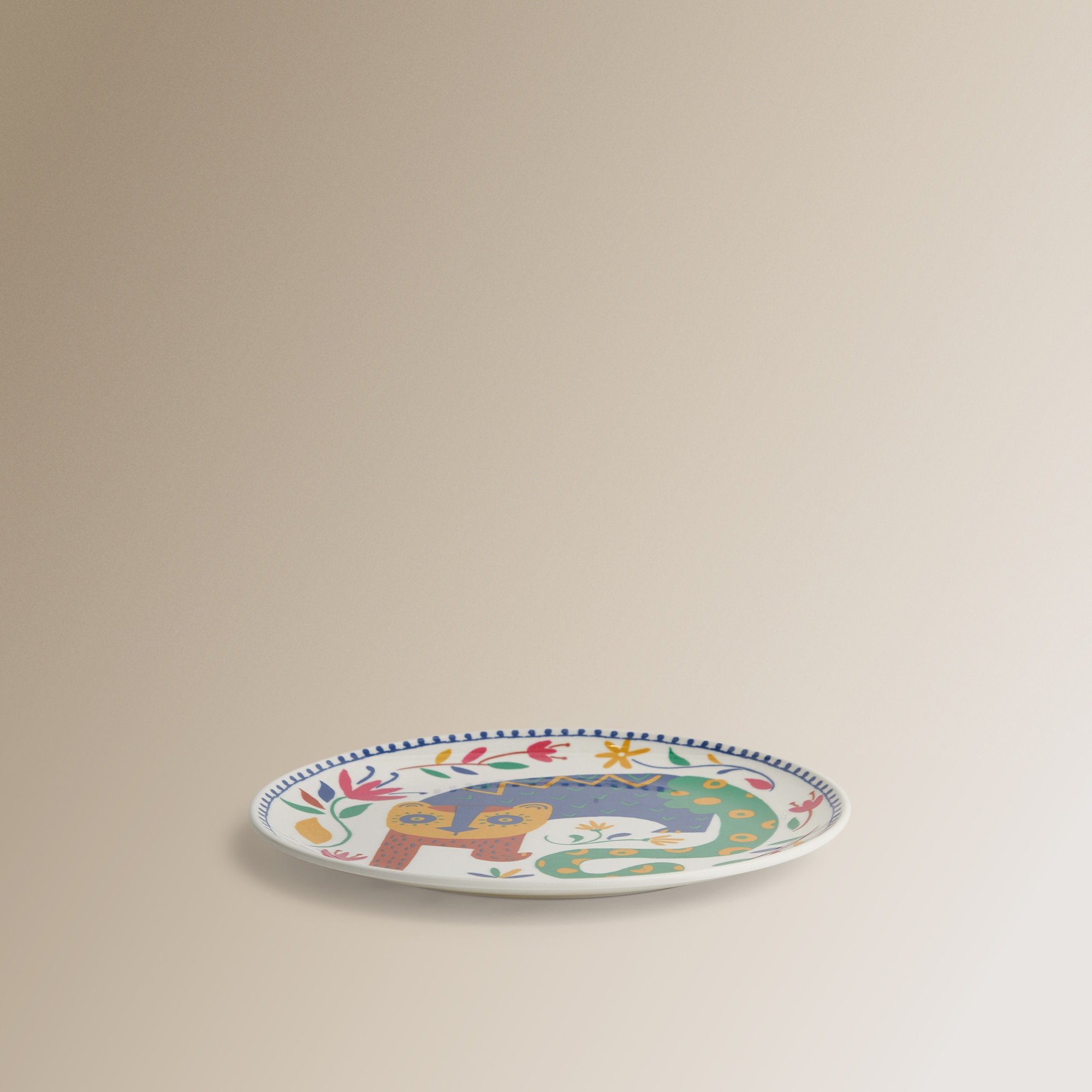 Plato de postre de melamina Jaguar Jalisco Basics El Corte Inglés Multicolor-3