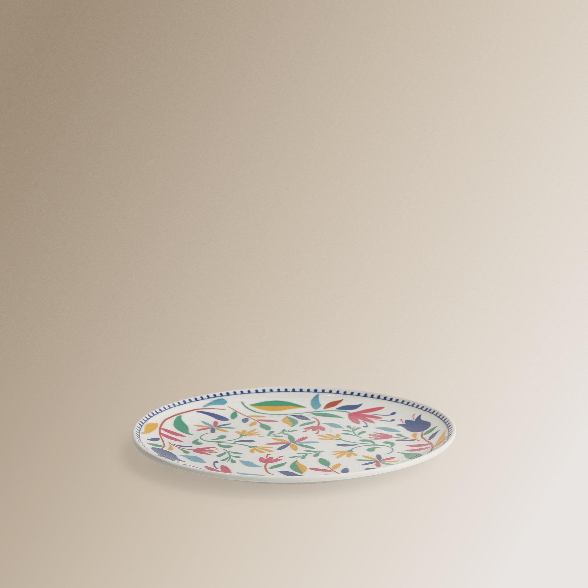 Plato de postre de melamina Jalisco Basics El Corte Inglés Multicolor-3