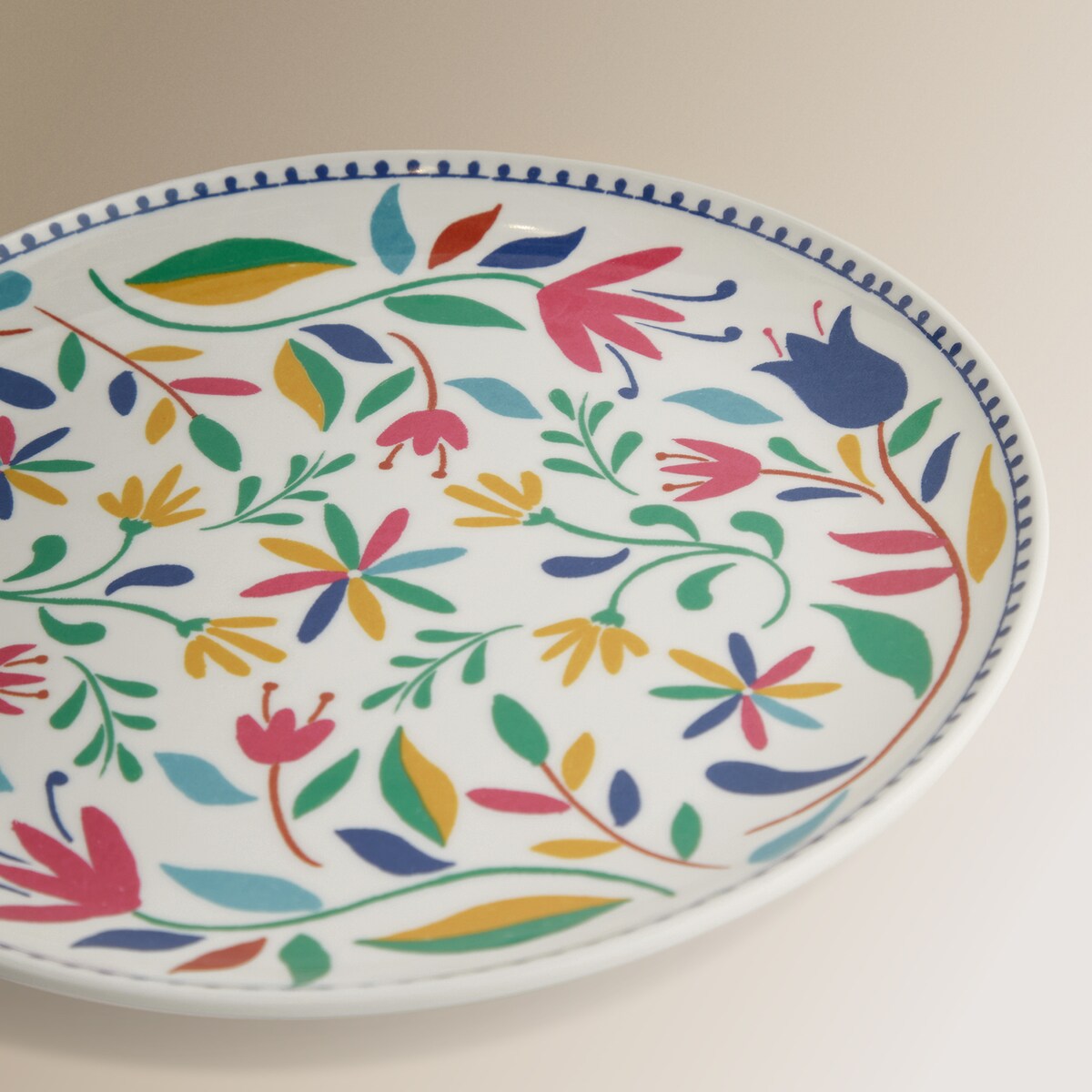 Plato de postre de melamina Jalisco Basics El Corte Inglés Multicolor-4