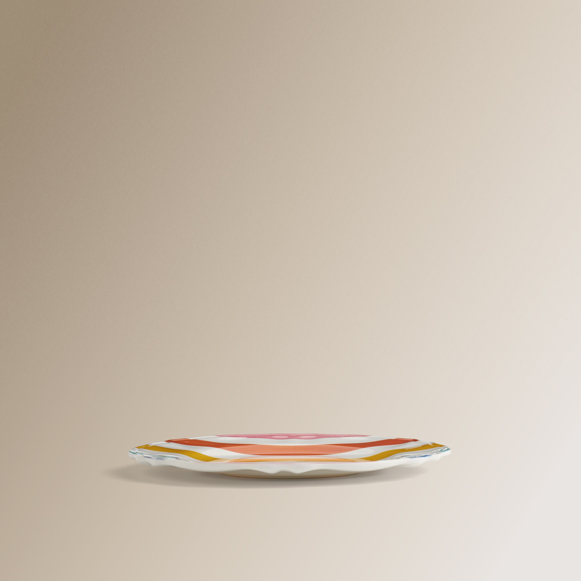 Plato de postre de melamina Surfer Summer Basics El Corte Inglés Multicolor-3