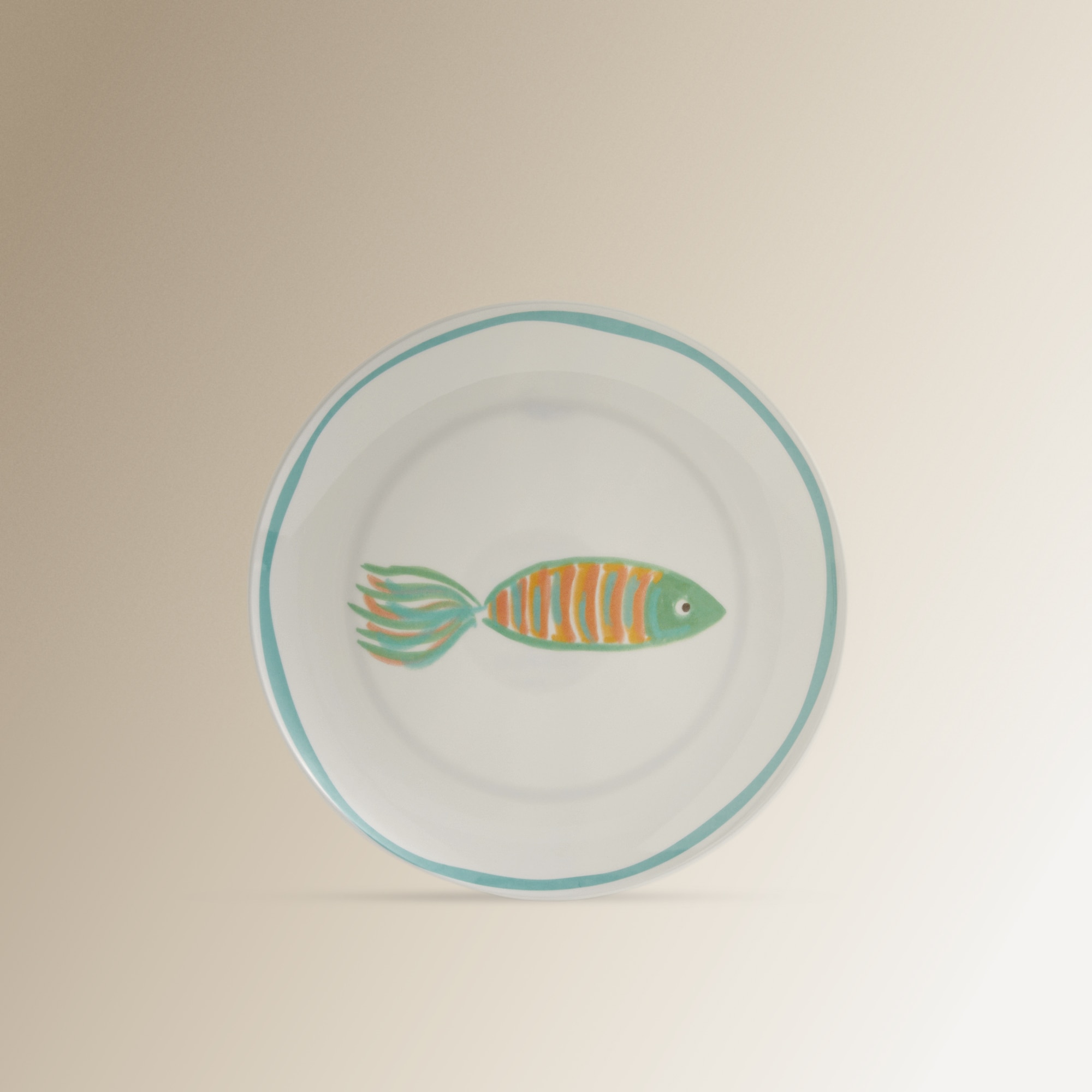 Plato de postre de melamina Pacífico Basics El Corte Inglés Azul-2