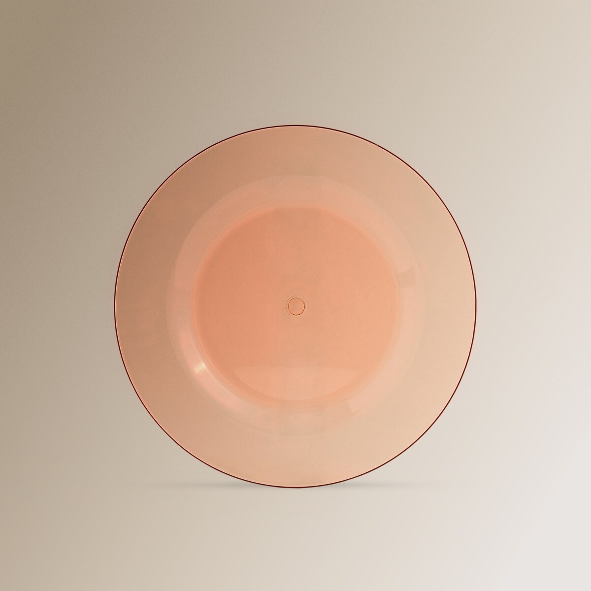 Plato de postre Vintage Basics El Corte Inglés Naranja-2