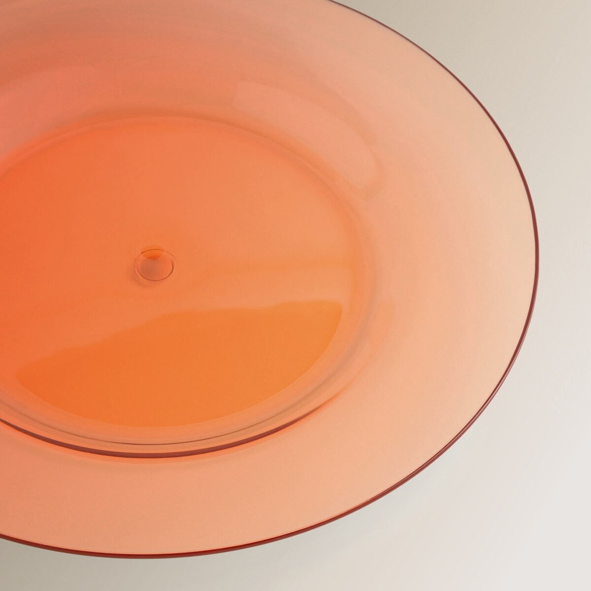 Plato de postre Vintage Basics El Corte Inglés Naranja-4