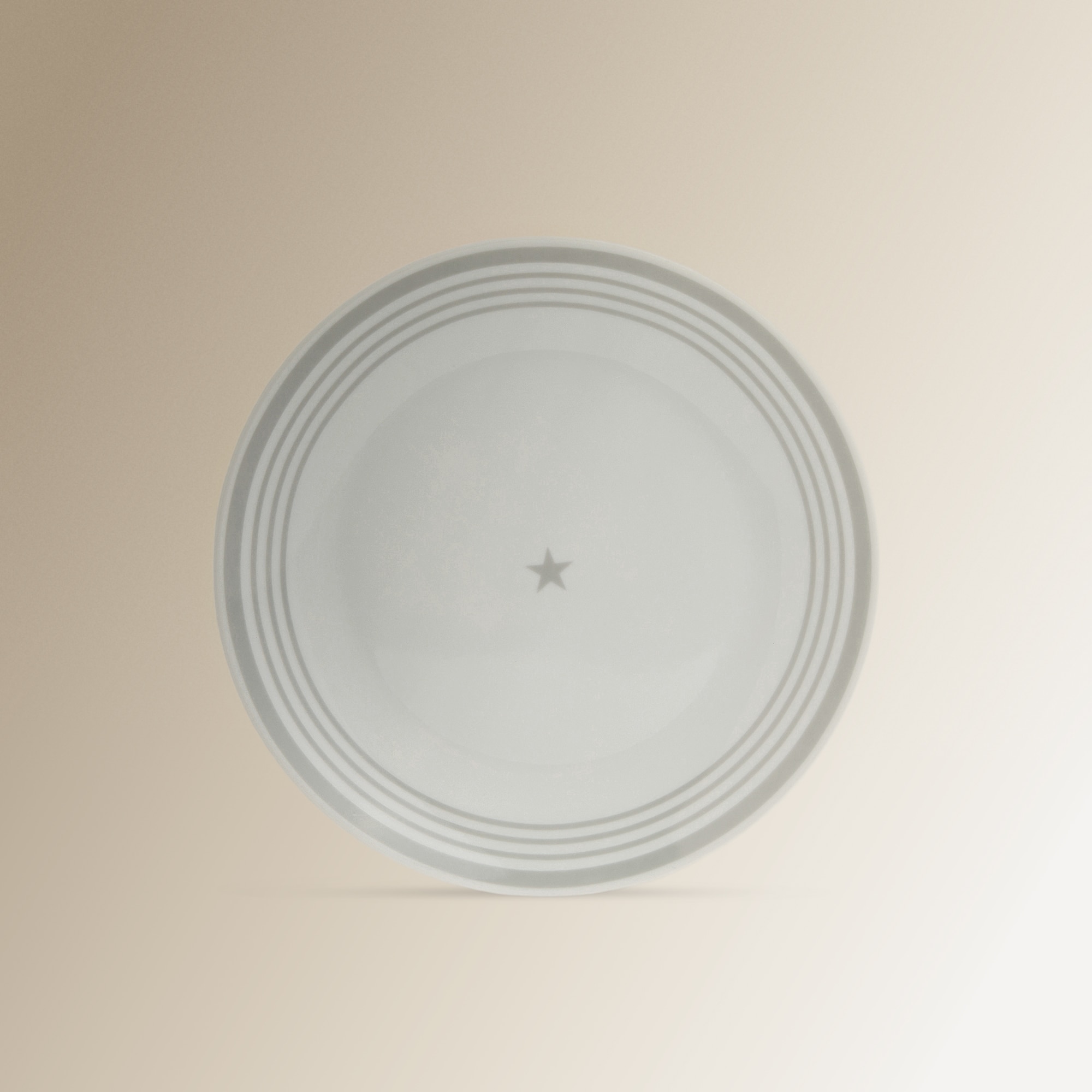 Plato de postre Star Basics El Corte Inglés Gris-2