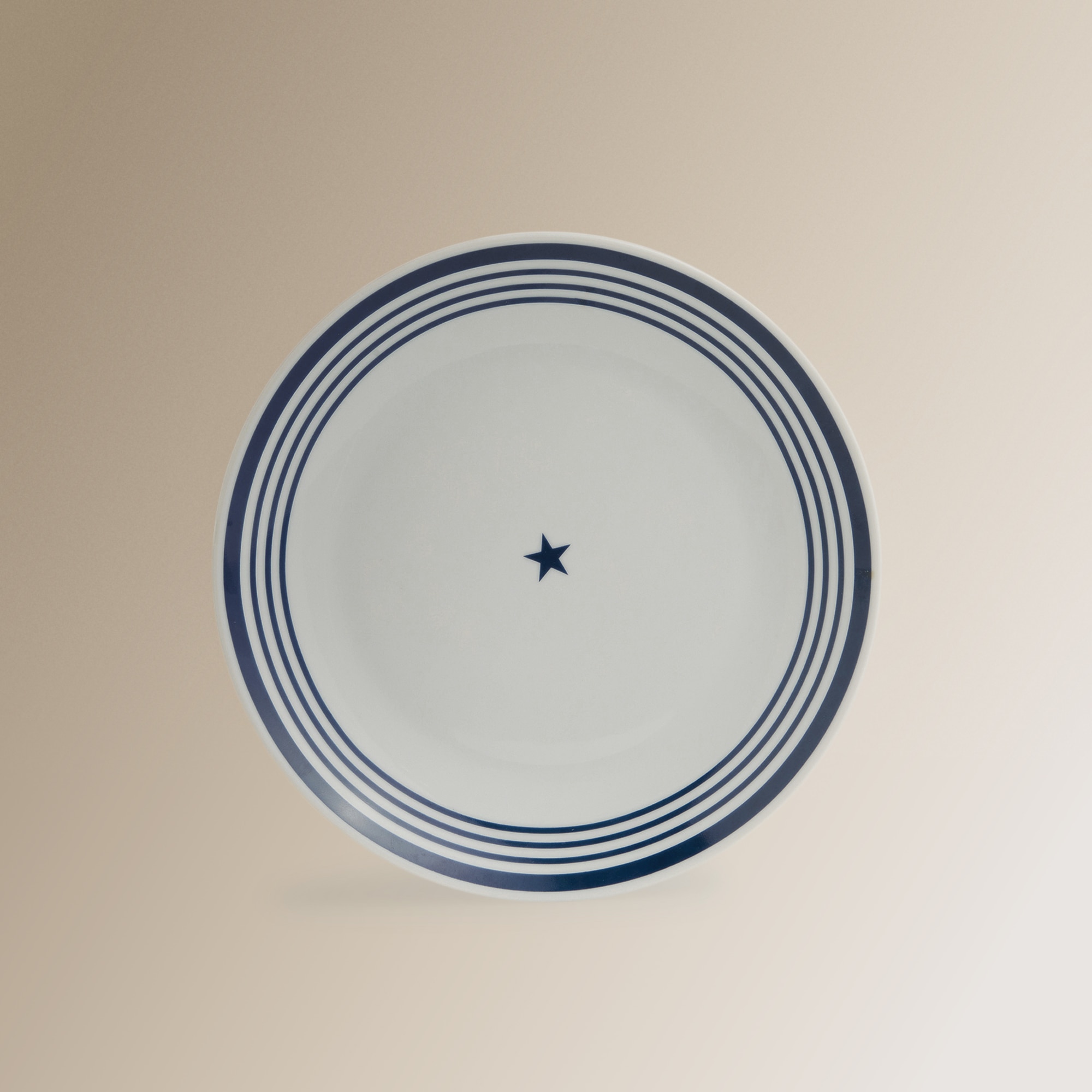 Plato de postre Star Basics El Corte Inglés Azul-2