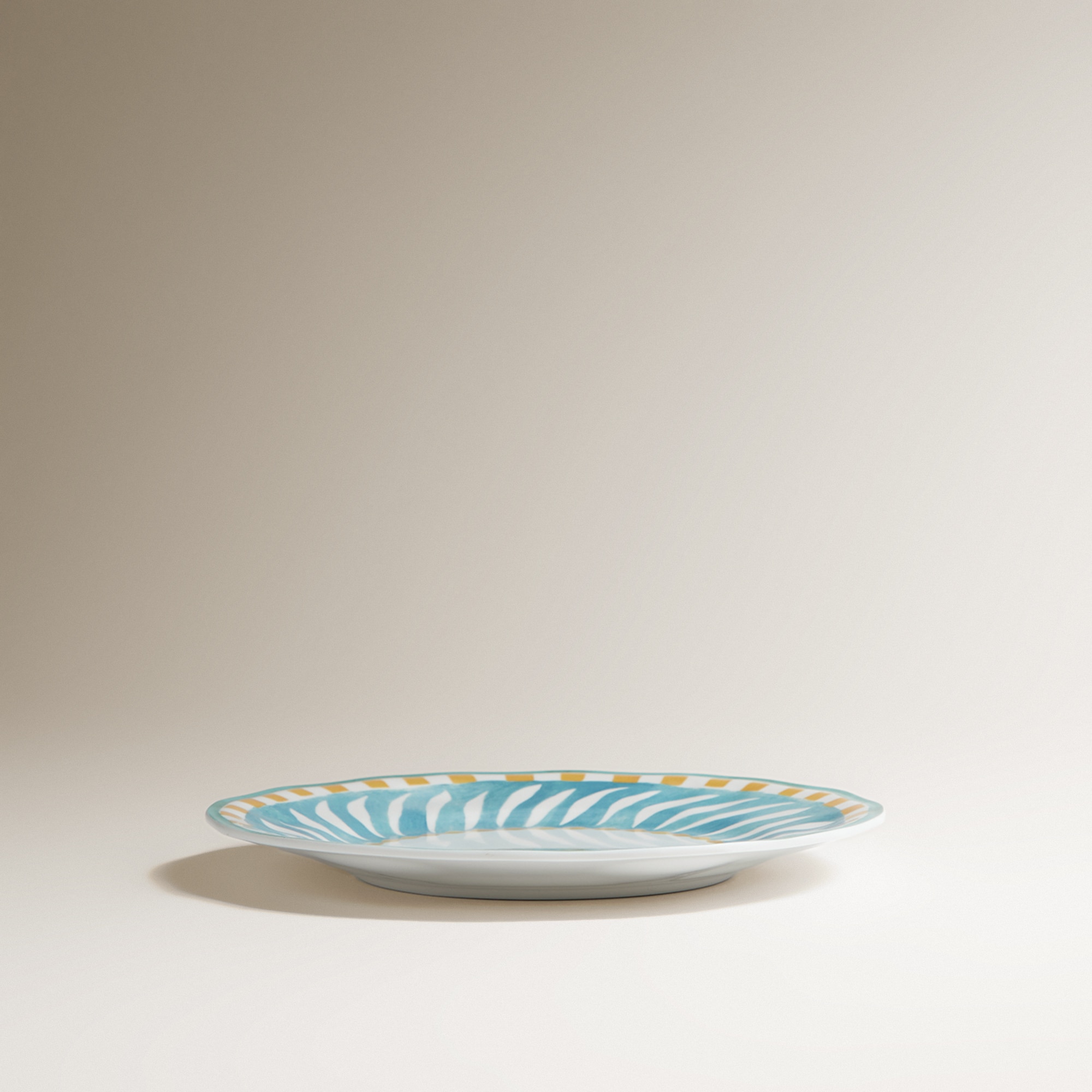 Prato de Sobremesa de Melamina Anchova Atlantis Azul-3