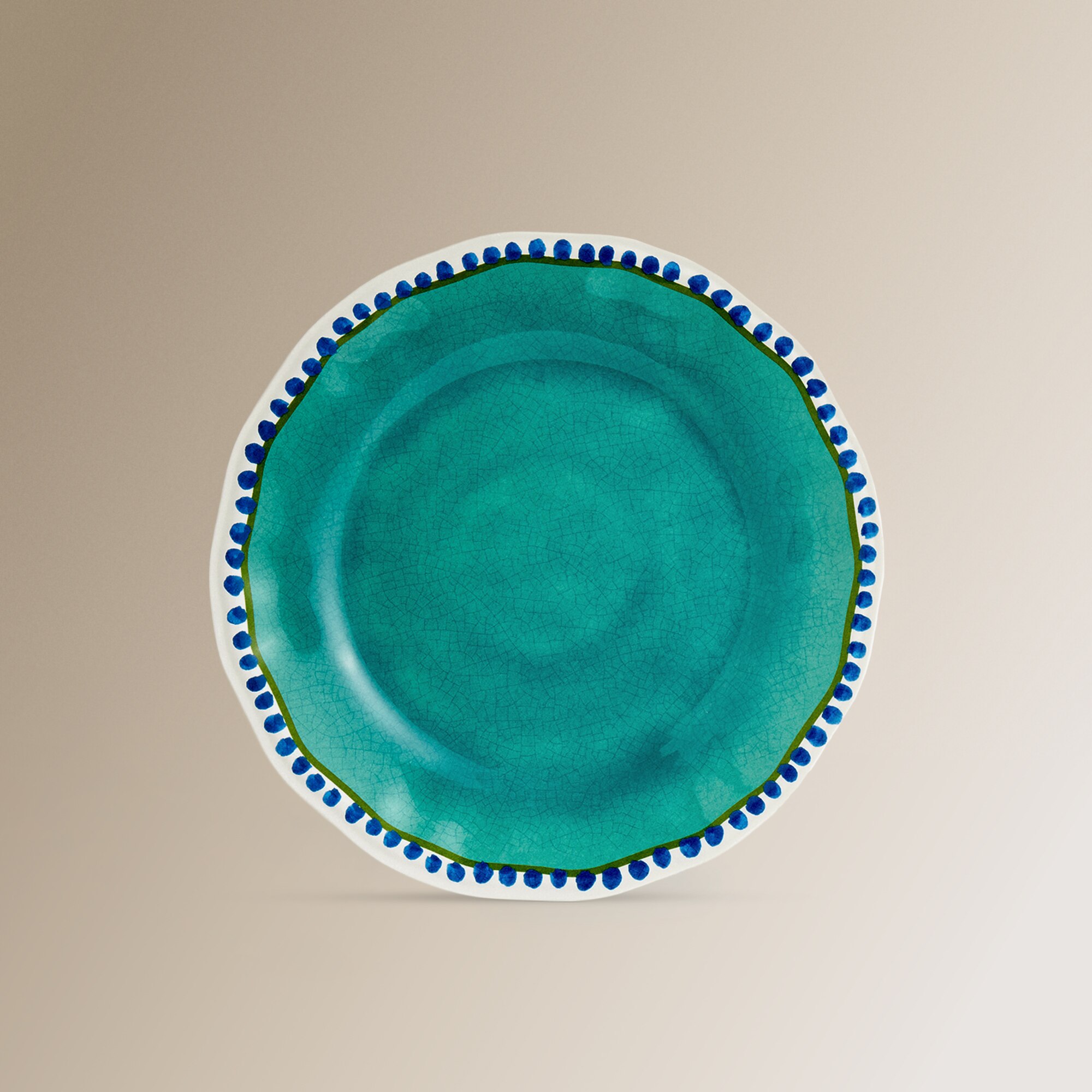 Plato  postre para exterior Atlantis Verde Verde-2