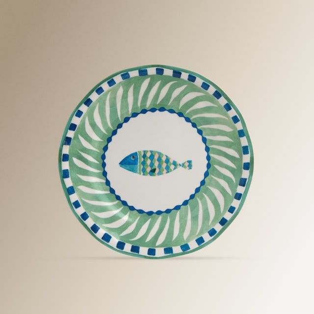 Imagem 0 de Prato de Sobremesa de Melamina Sardinha Atlantis