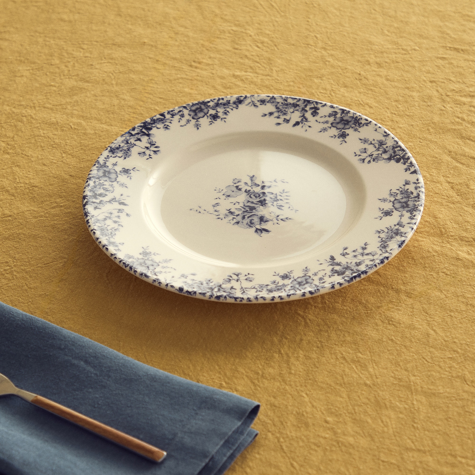 Prato de Sobremesa Bianca Azul-1