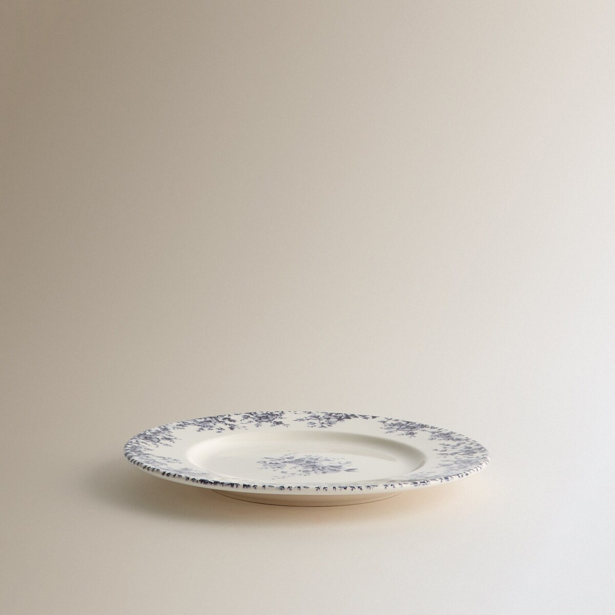 Prato de Sobremesa Pintado à Mão Bianca Azul-3