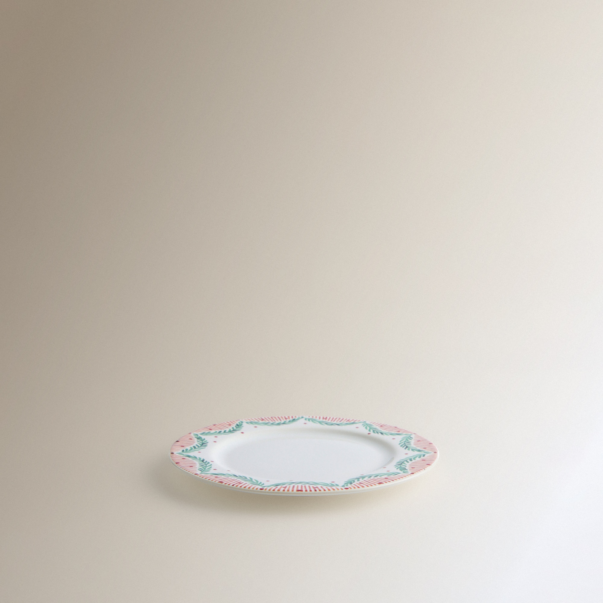 Plato de postre Christmas Trees Navidad - Multicolor Multicolor-3