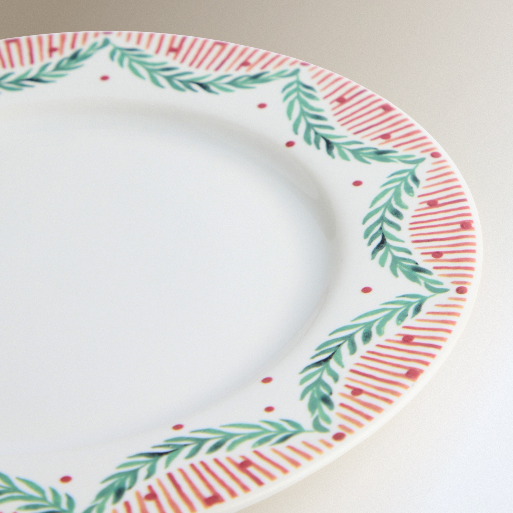 Plato de postre Christmas Trees Navidad - Multicolor Multicolor-4