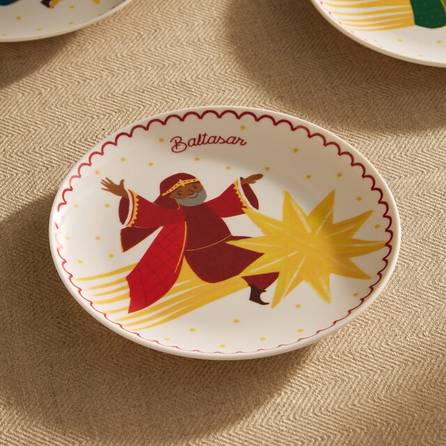 Imagen 0 de Plato para roscón de melamina Rey Mago Baltasar